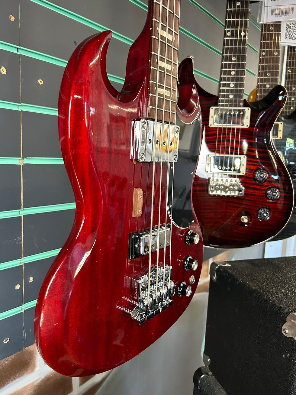 Thumbnail: Gibson SG Standard Bass Cherry 2011 Electric Bass