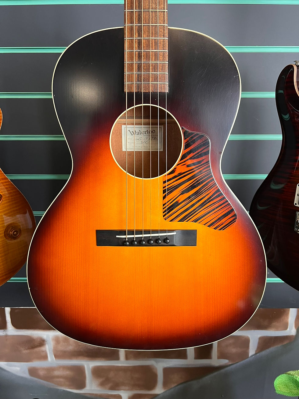 Thumbnail: Waterloo WL-14 -XTR Sunburst 14 Fret Parlour Acoustic Guitar