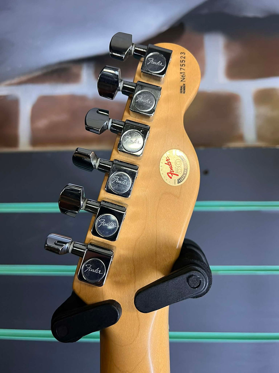 Thumbnail: Fender American Standard Telecaster Black 1997 Left Handed Electric Guitar