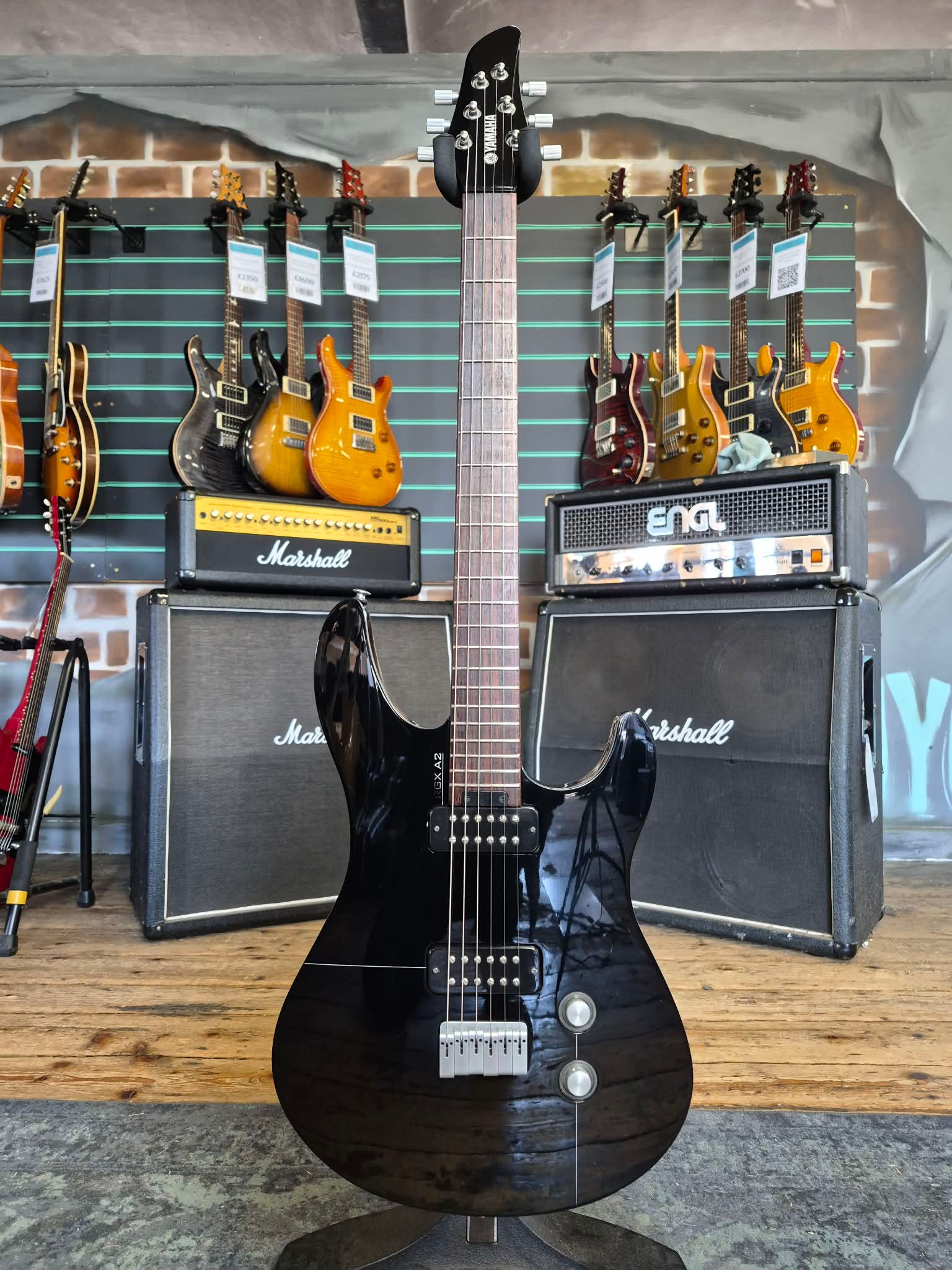 Yamaha RGXA2 Gloss Black 2007 Electric Guitar