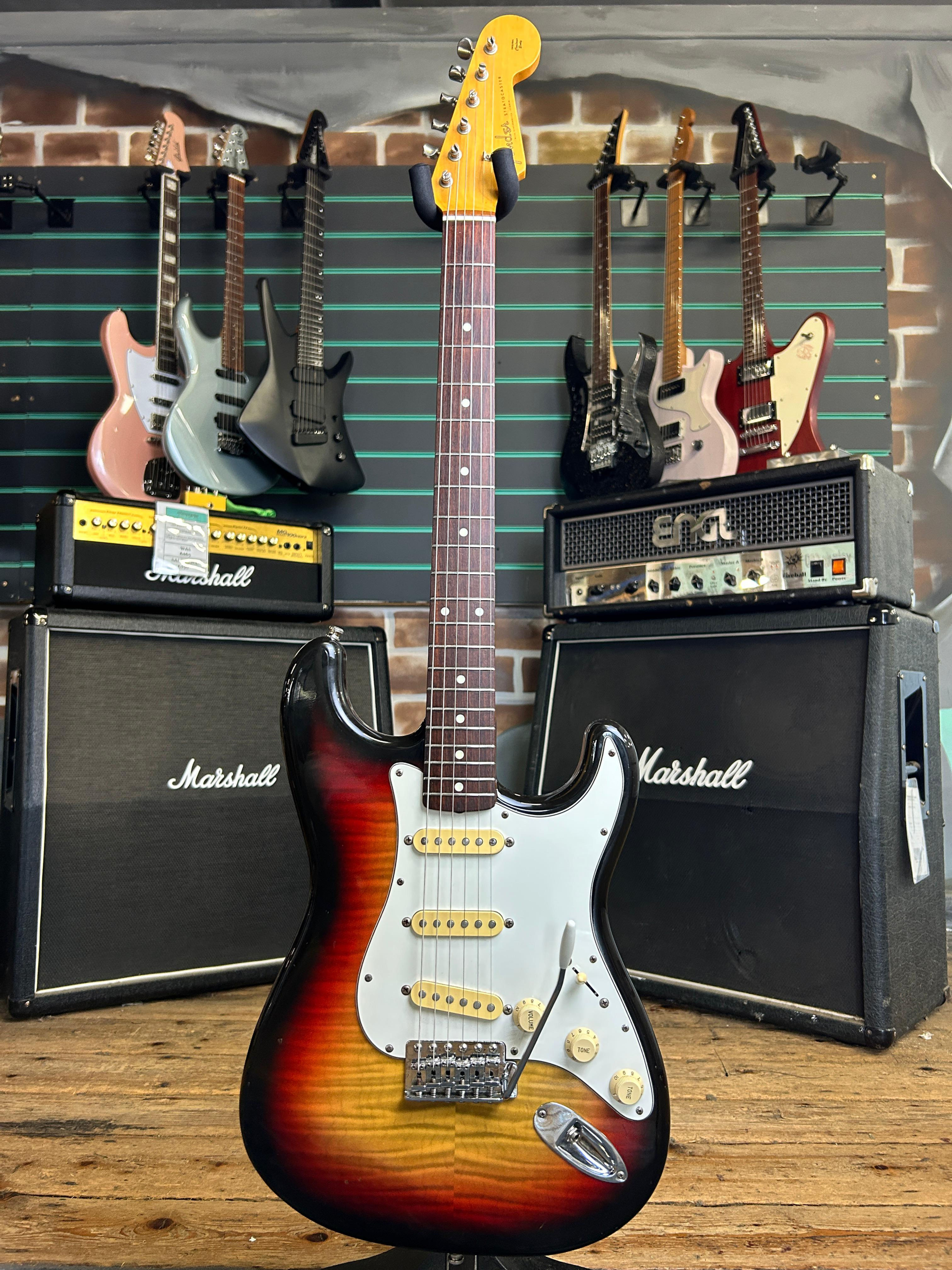 Fender ST-62D Foto Flame 3-Tone Sunburst 1994/95 Electric Guitar