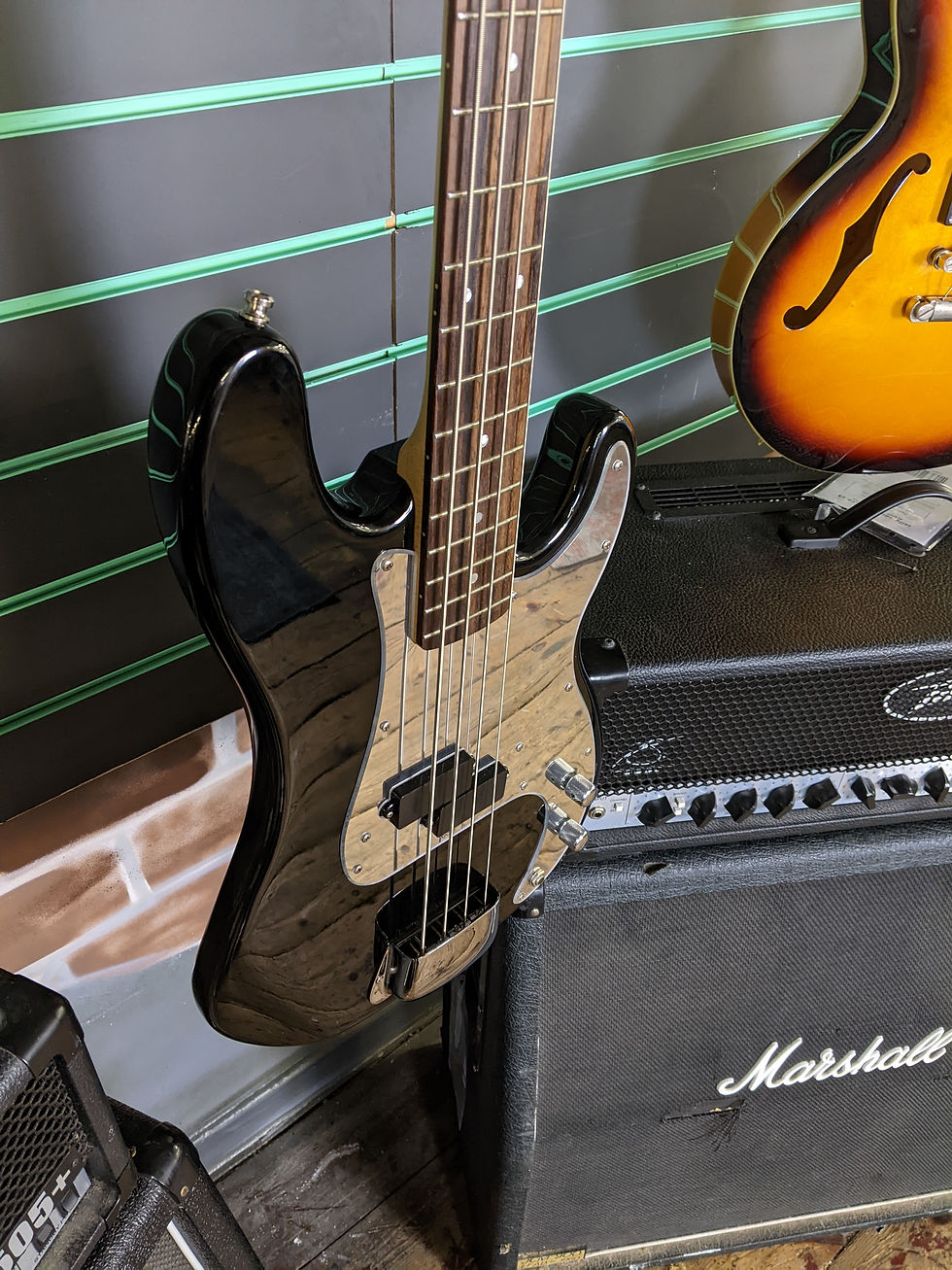Thumbnail: Bass Collection ‘Lizzy’ Power Bass Jet Black Electric Bass