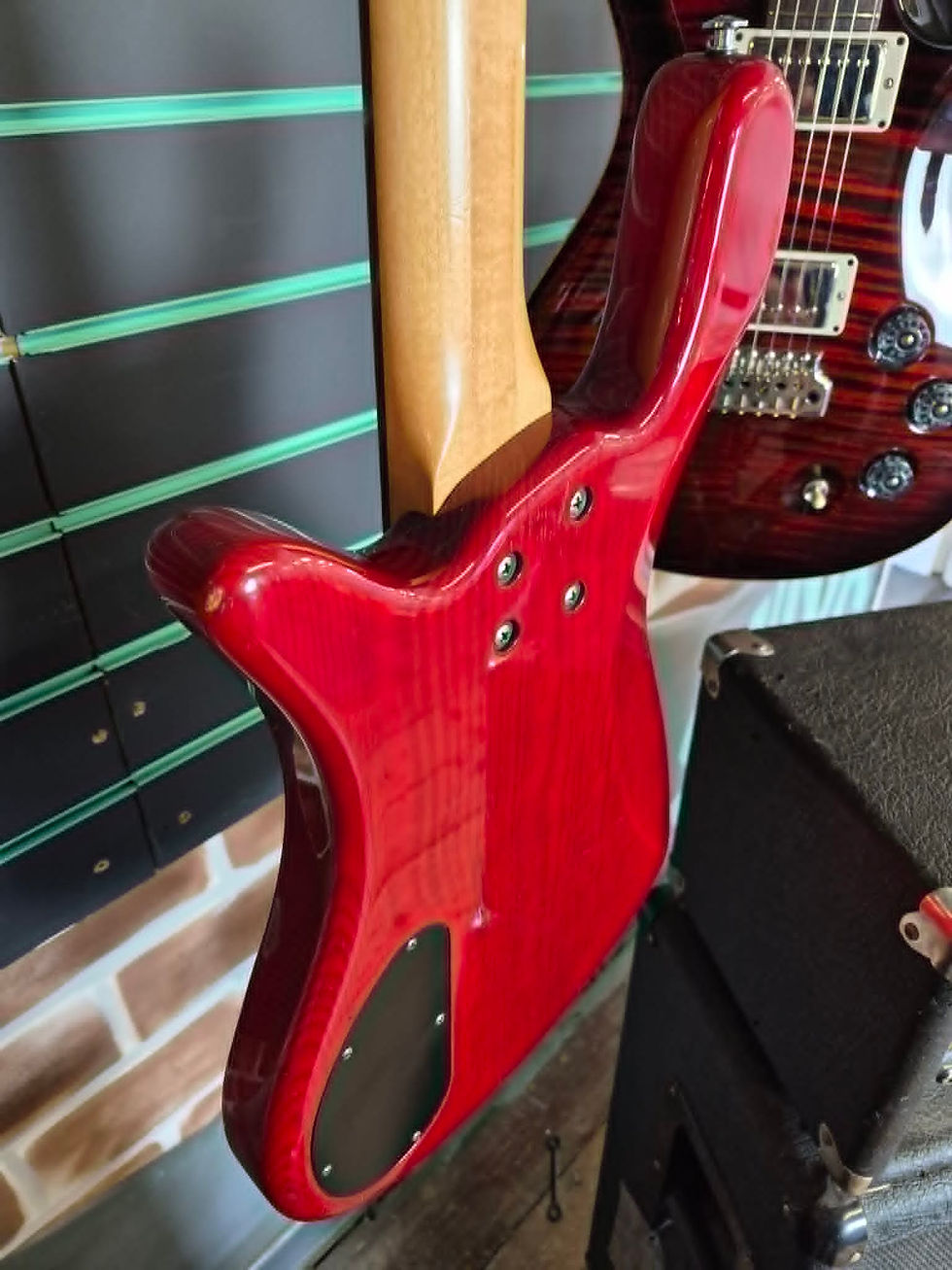 Thumbnail: Warwick Rockbass Streamer Standard Trans Red 2002 Electric Bass