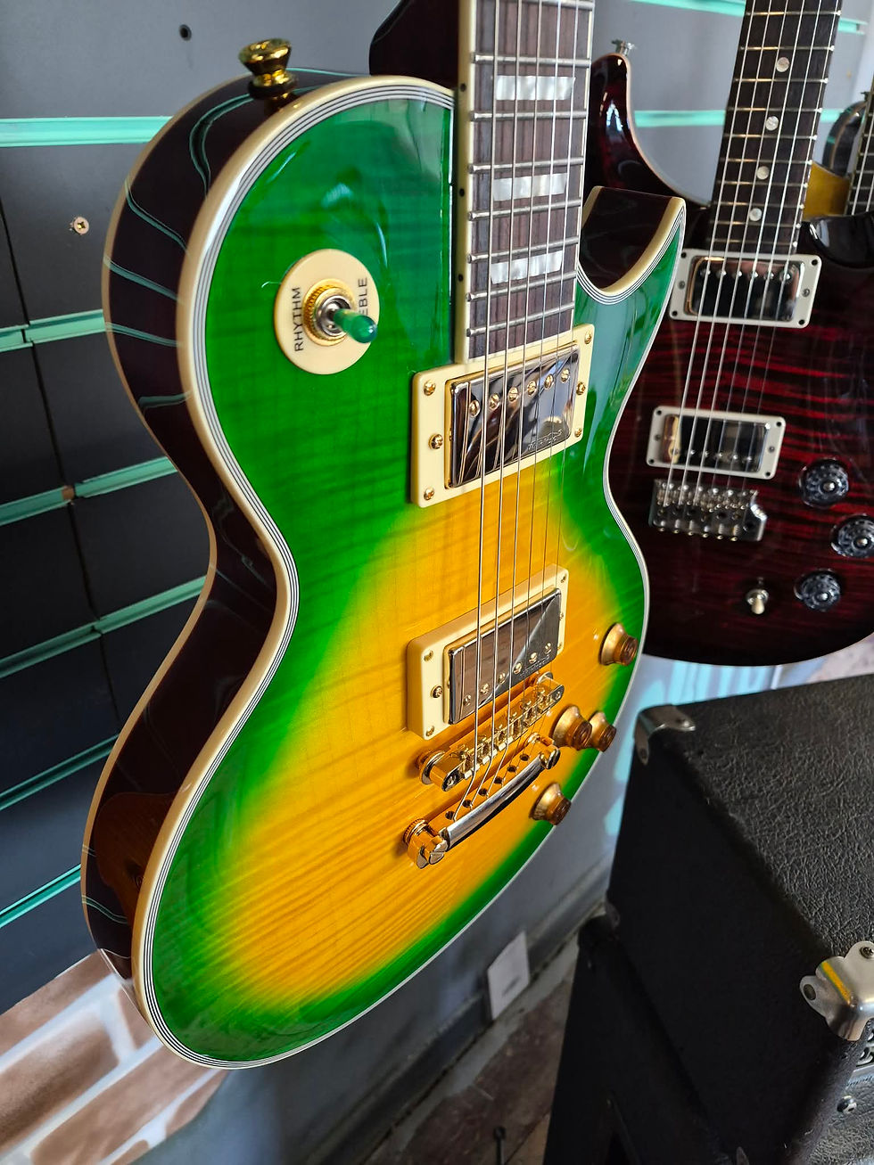 Thumbnail: Vintage 30th Anniversary V100 Greenburst 2020 Electric Guitar
