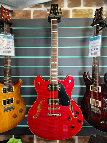 peavey JF1EX セミアコ(7/31 23:59まで値下げ&掲載します) Peavey JF1EX Transparent Red Semi-Hollow Electric Guitar | Sell Us
