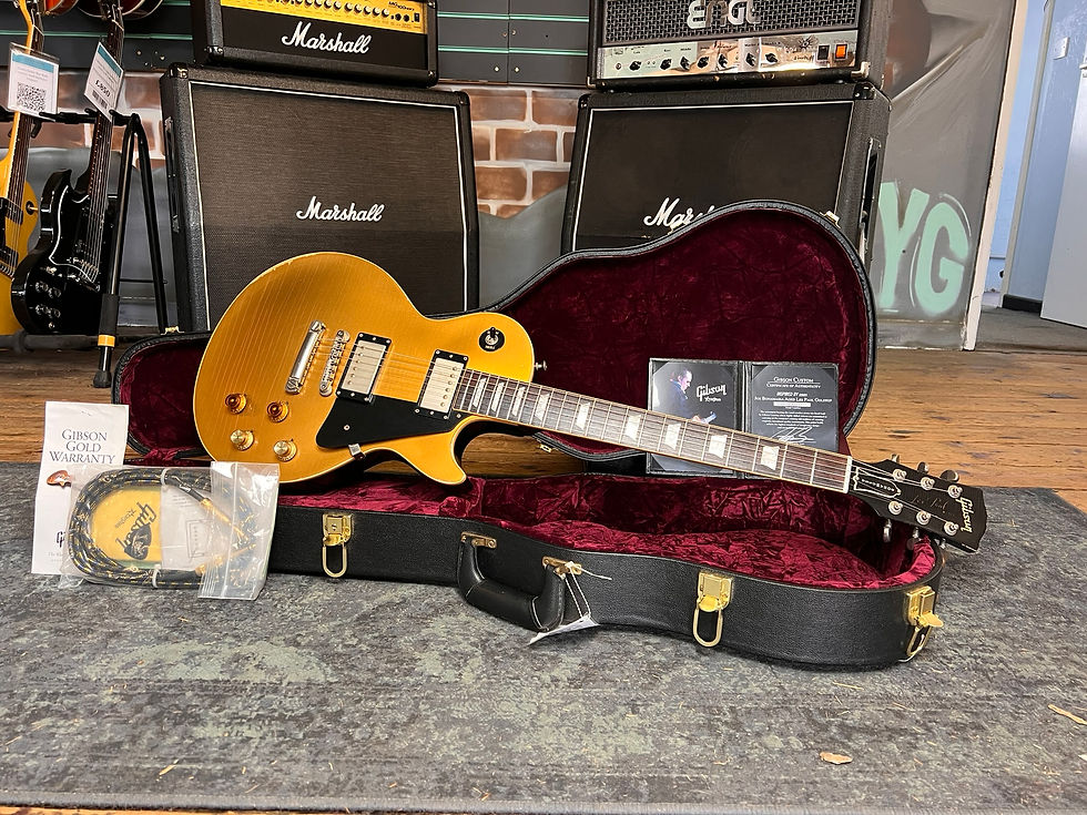 Thumbnail: Gibson Custom Shop Inspired By Joe Bonamassa Aged Les Paul Goldtop 2008
