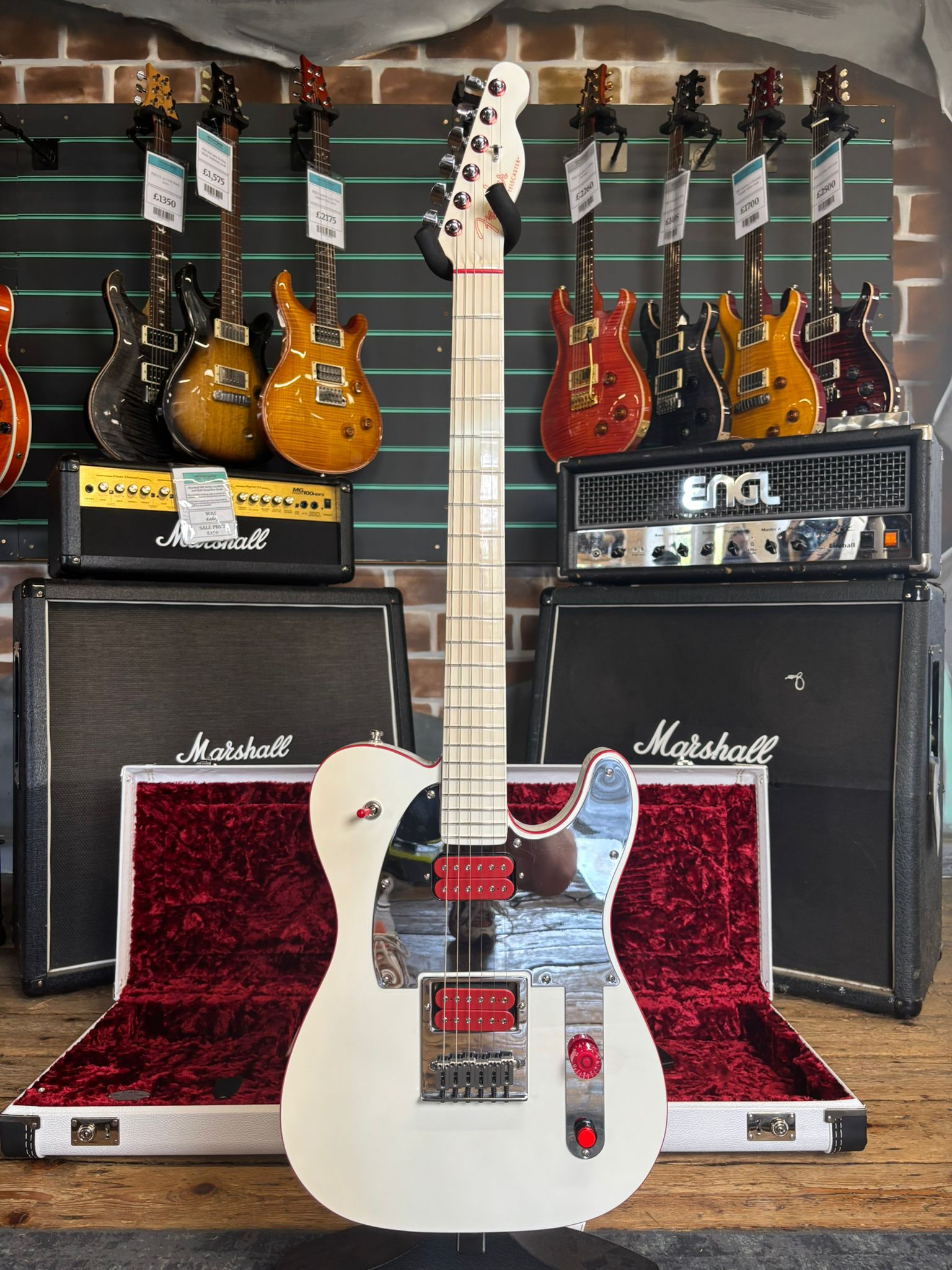 Fender John 5 Ghost Telecaster Arctic White 2024 Electric Guitar