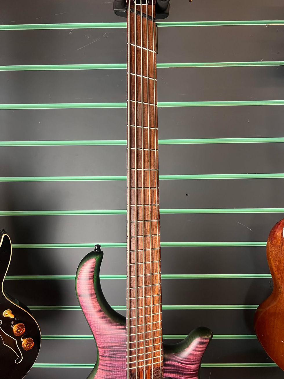 Thumbnail: Mayones Custom Shop Patriot 5 Classic VF 'Hulk' 5-String 2014 Electric Bass