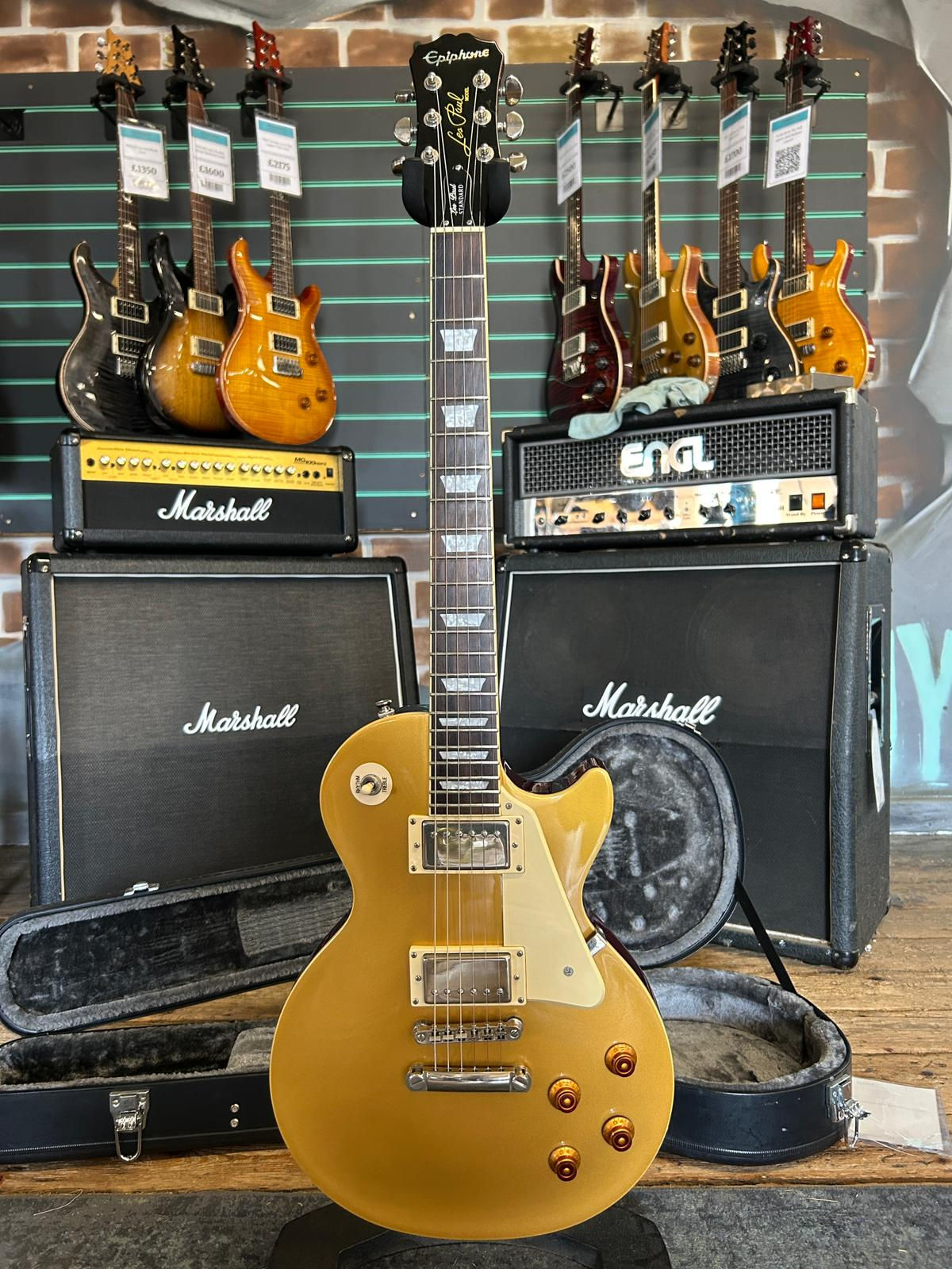 Epiphone Les Paul Standard Gold Top 2015 Electric Guitar