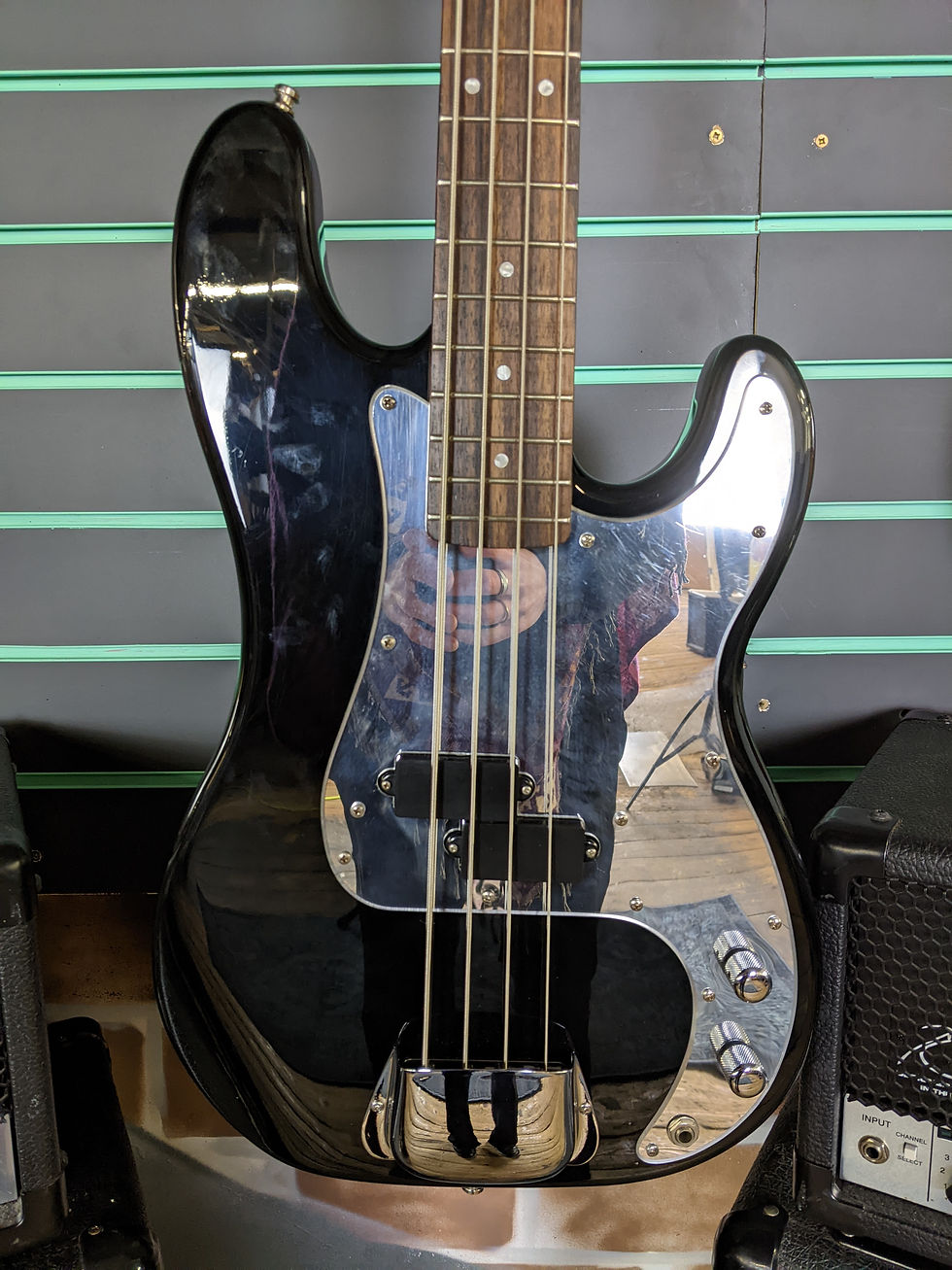 Thumbnail: Bass Collection ‘Lizzy’ Power Bass Jet Black Electric Bass