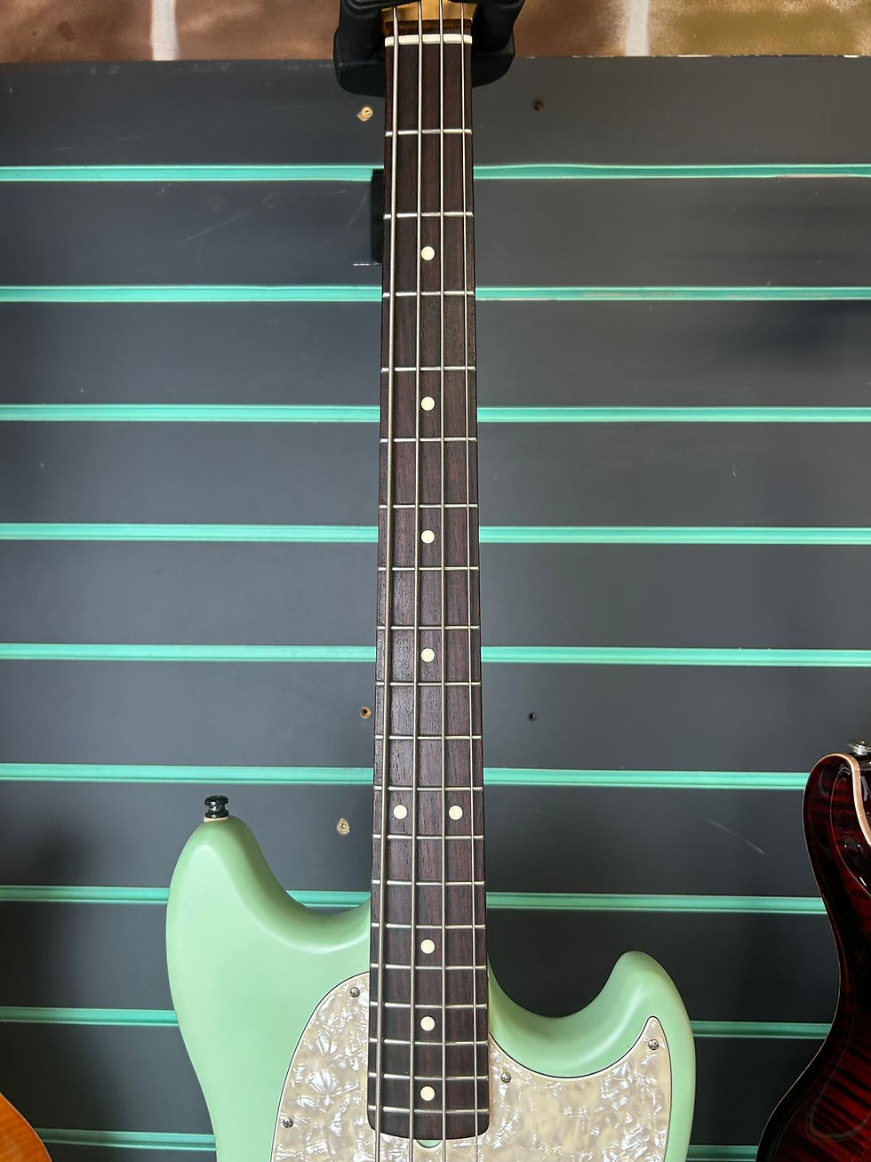 Thumbnail: Fender American Performer Mustang Bass Satin Surf Green 2020 Electric Bass