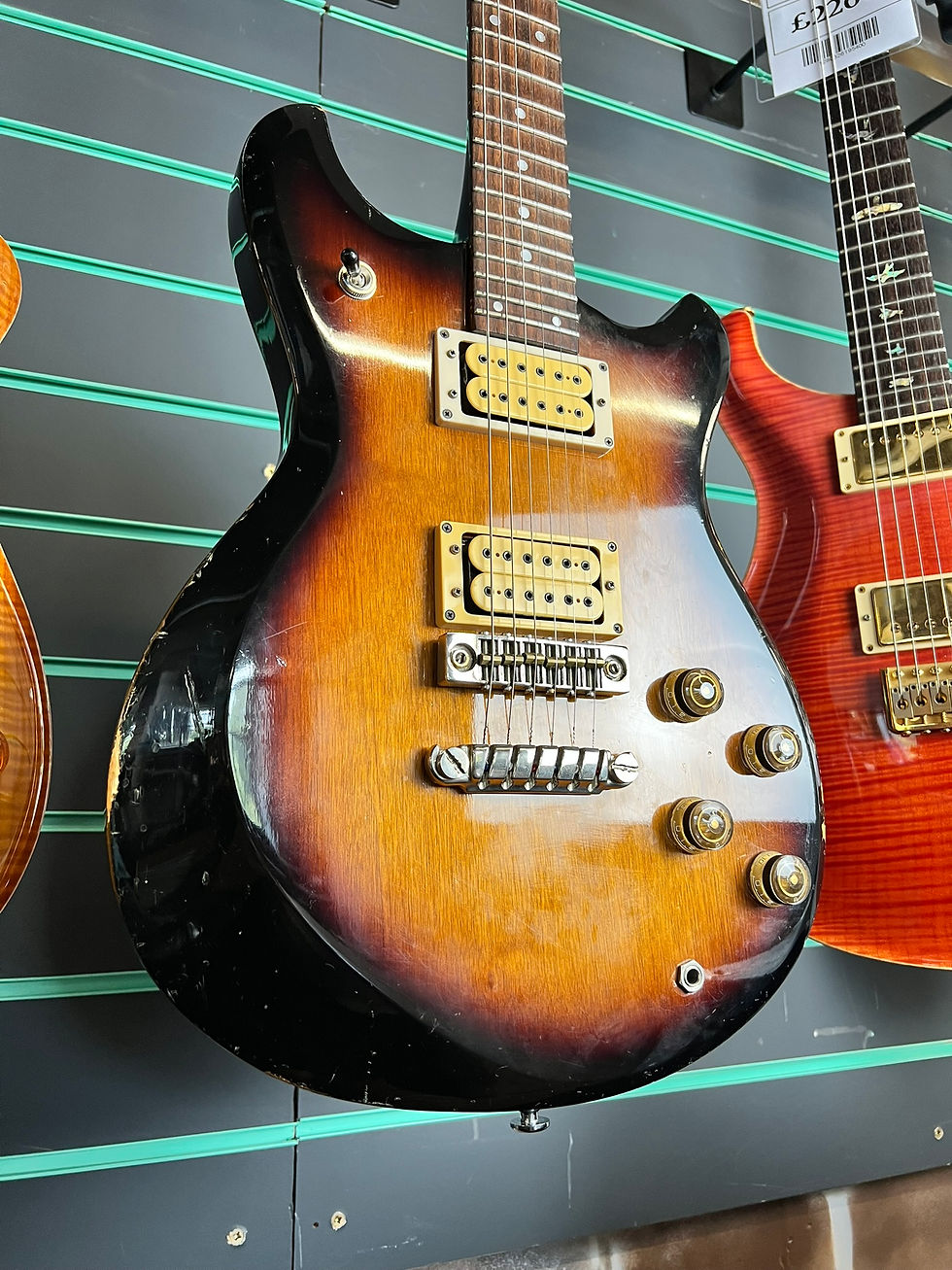 Thumbnail: Ibanez Studio Series ST55 Brown Sunburst 1980 Vintage Electric Guitar