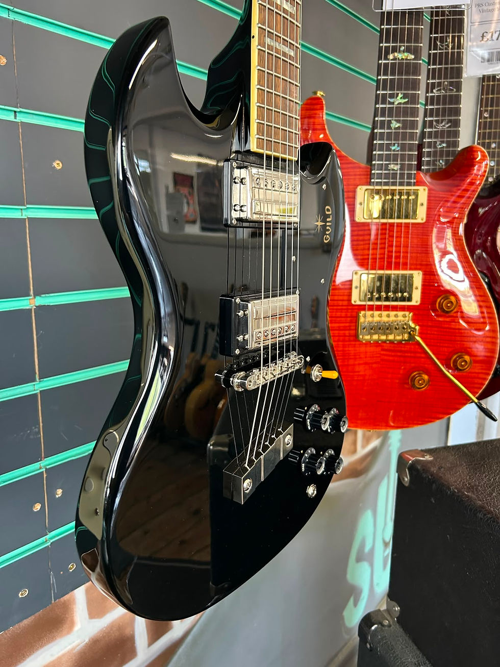 Thumbnail: Guild S-100 Polara Black 2015 Electric Guitar