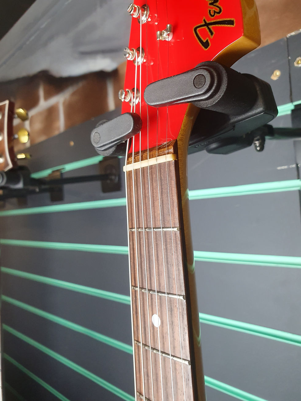 Thumbnail: Fender Mustang MG69/MH Candy Apple Red 2012 Electric Guitar