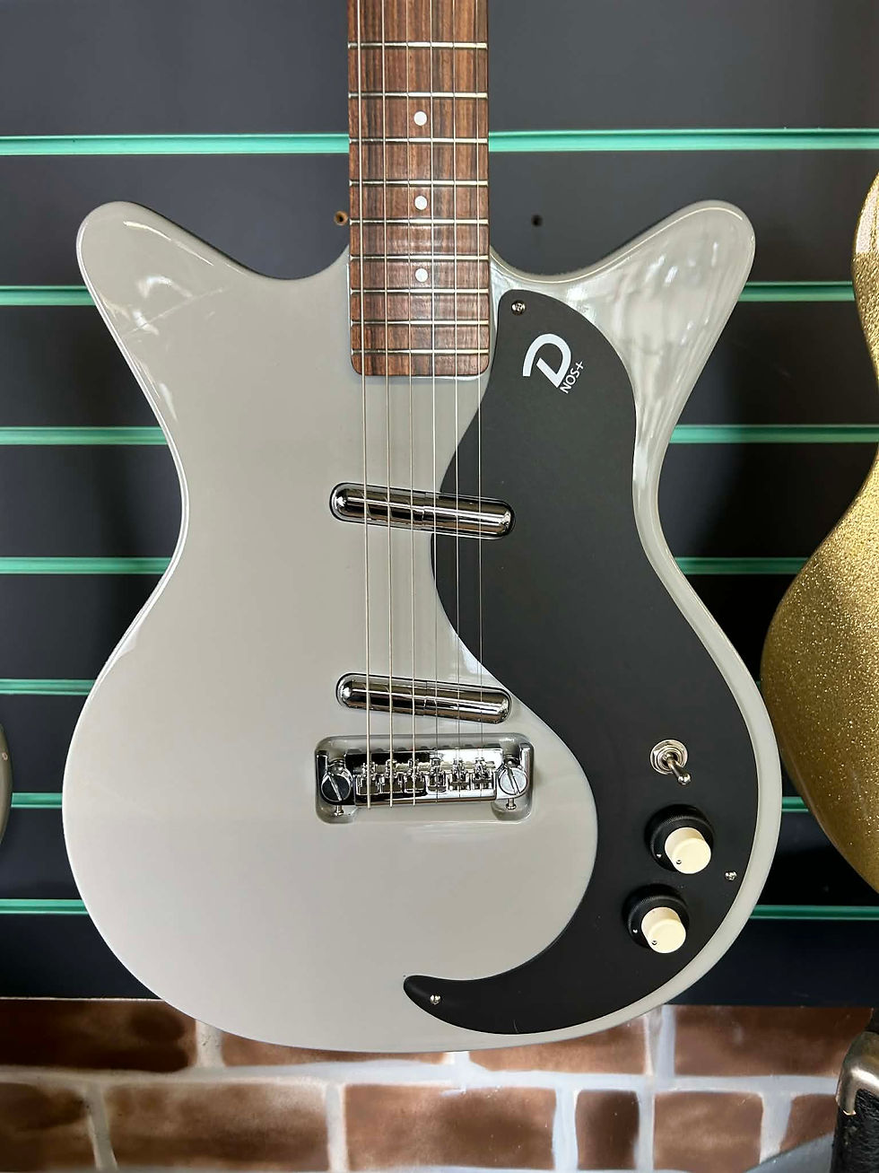 Thumbnail: Danelectro '59M NOS+ Ice Grey Electric Guitar