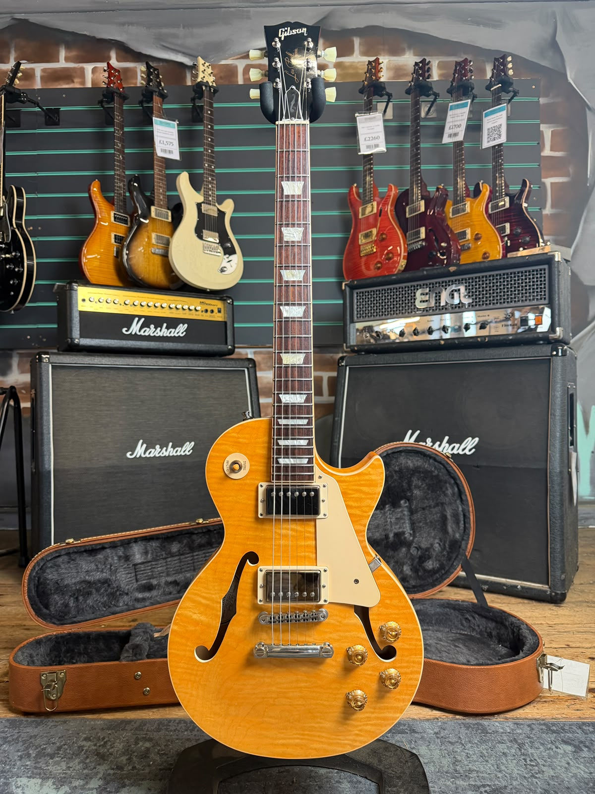 Gibson Les Paul ES Natural 2016 Semi-Hollow Electric Guitar