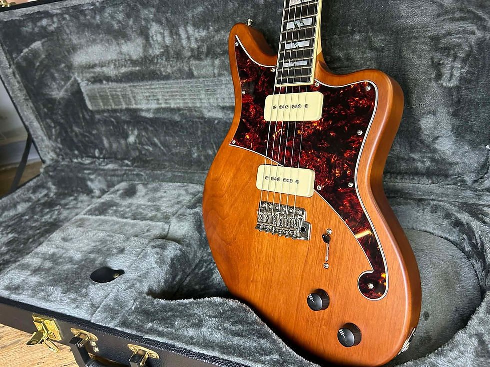 Thumbnail: D'Angelico Bedford Deluxe Matte Walnut 2022 Electric Guitar