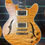 Thumbnail: Case Guitars J25 Semi-Hollow High Gloss Honey Burst 2021 Electric Guitar