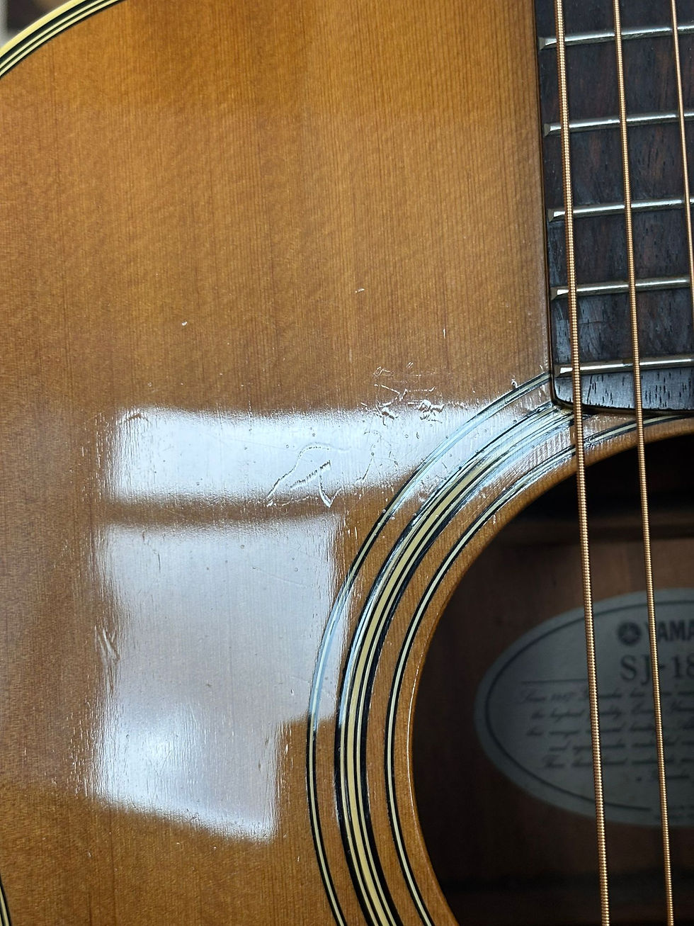 Thumbnail: Yamaha SJ-180 Gloss Natural Acoustic Guitar