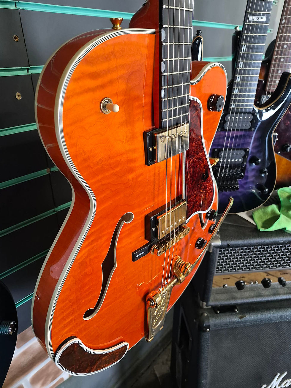 Thumbnail: Gibson Chet Atkins Country Gentleman Sunrise Orange 2000 Thinline Semi-Hollow