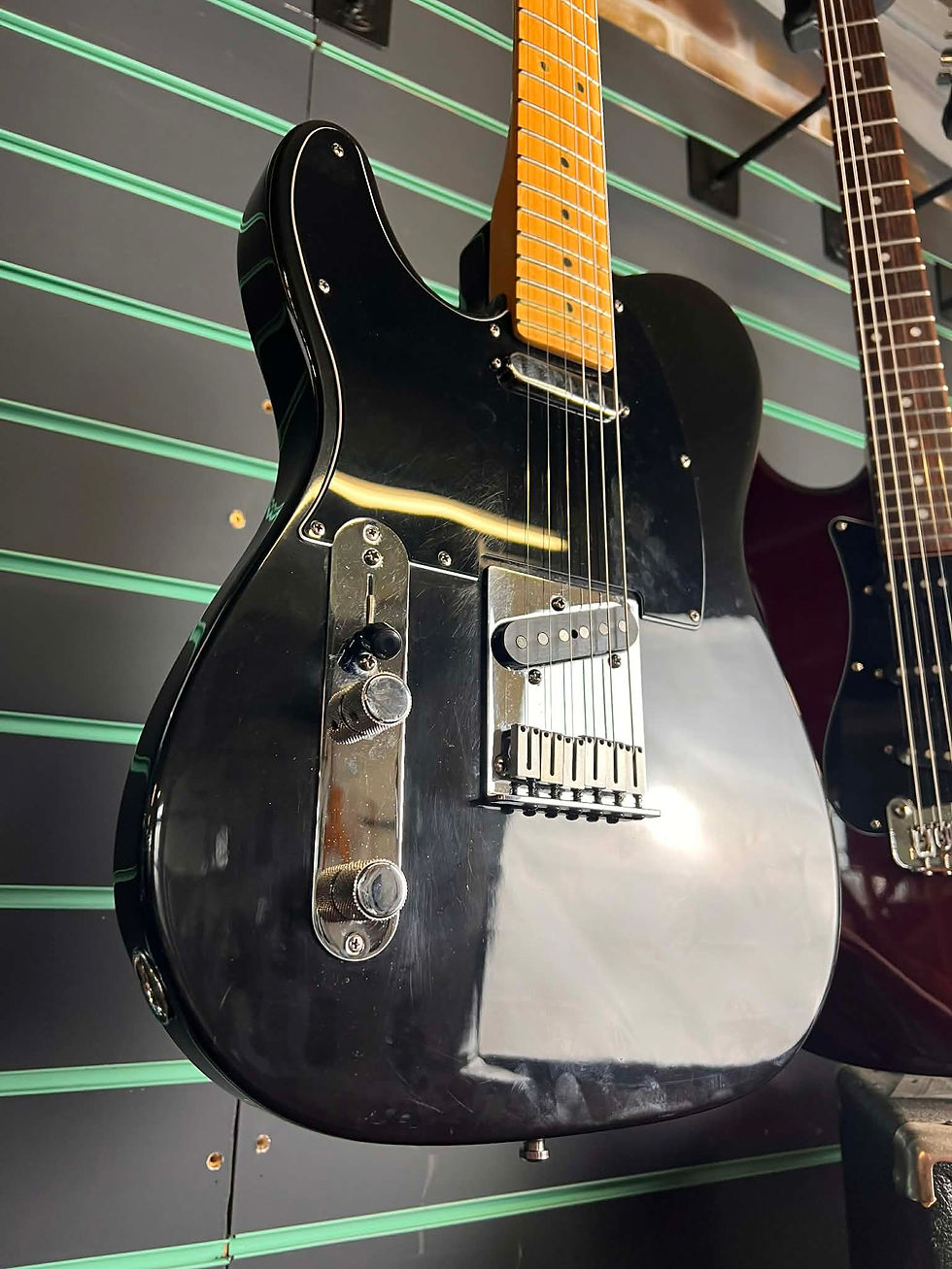 Thumbnail: Fender American Standard Telecaster Black 1997 Left Handed Electric Guitar