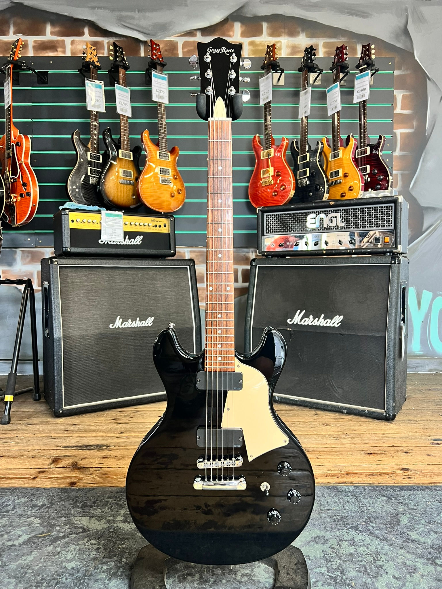 Grassroots G-Bricoleur Black Takuro Sugawara Signature 2013 Electric Guitar