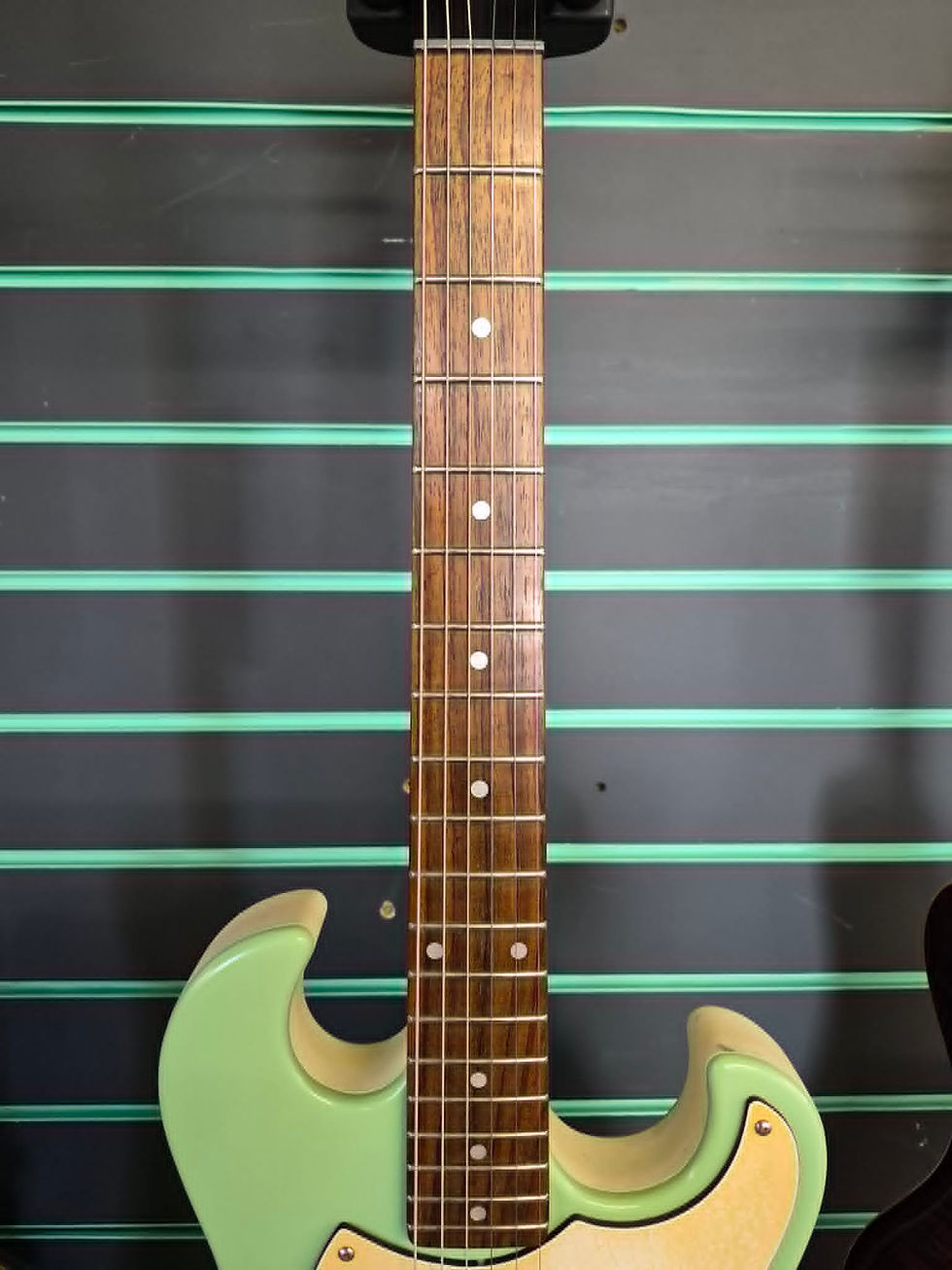 Thumbnail: Danelectro Dano 63 Reissue Aqua Electric Guitar