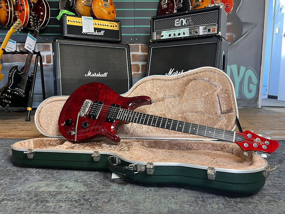 Thumbnail: Patrick Eggle Guitars Berlin Pro Cherry 1993 Electric Guitar