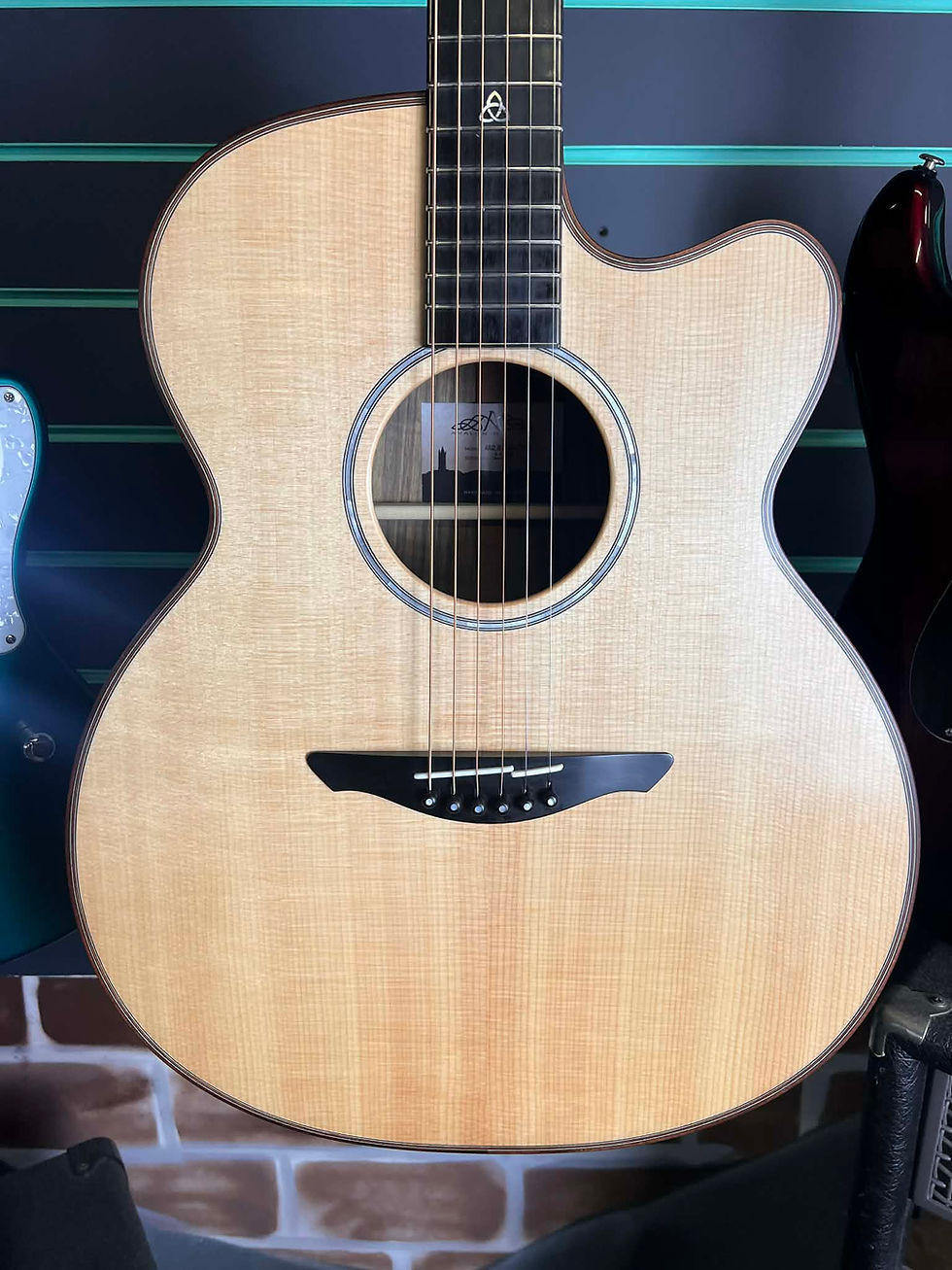 Thumbnail: Avalon Ard Ri L2-310c Satin Natural Jumbo Acoustic Guitar
