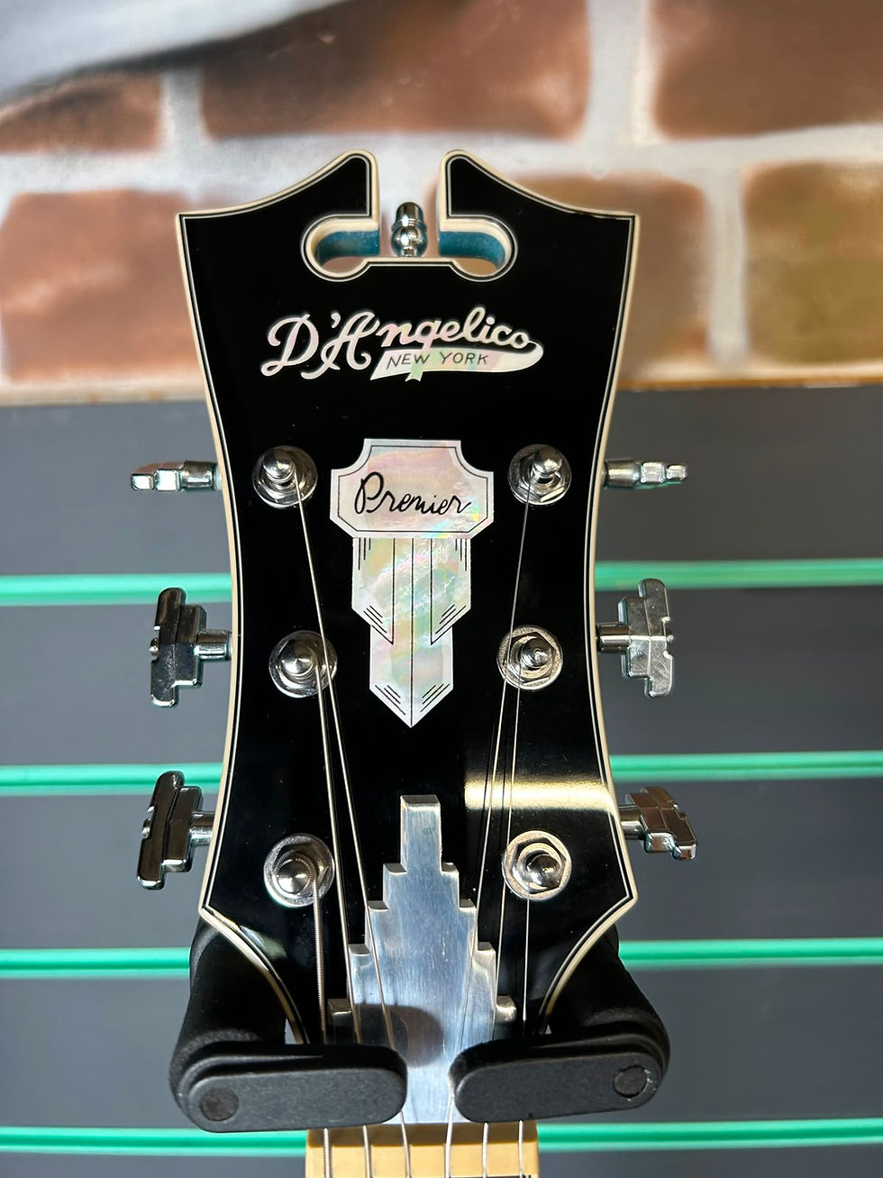 Thumbnail: D'Angelico Premier EXL-1 Ocean Turquoise 2018 Hollow Body Electric Guitar