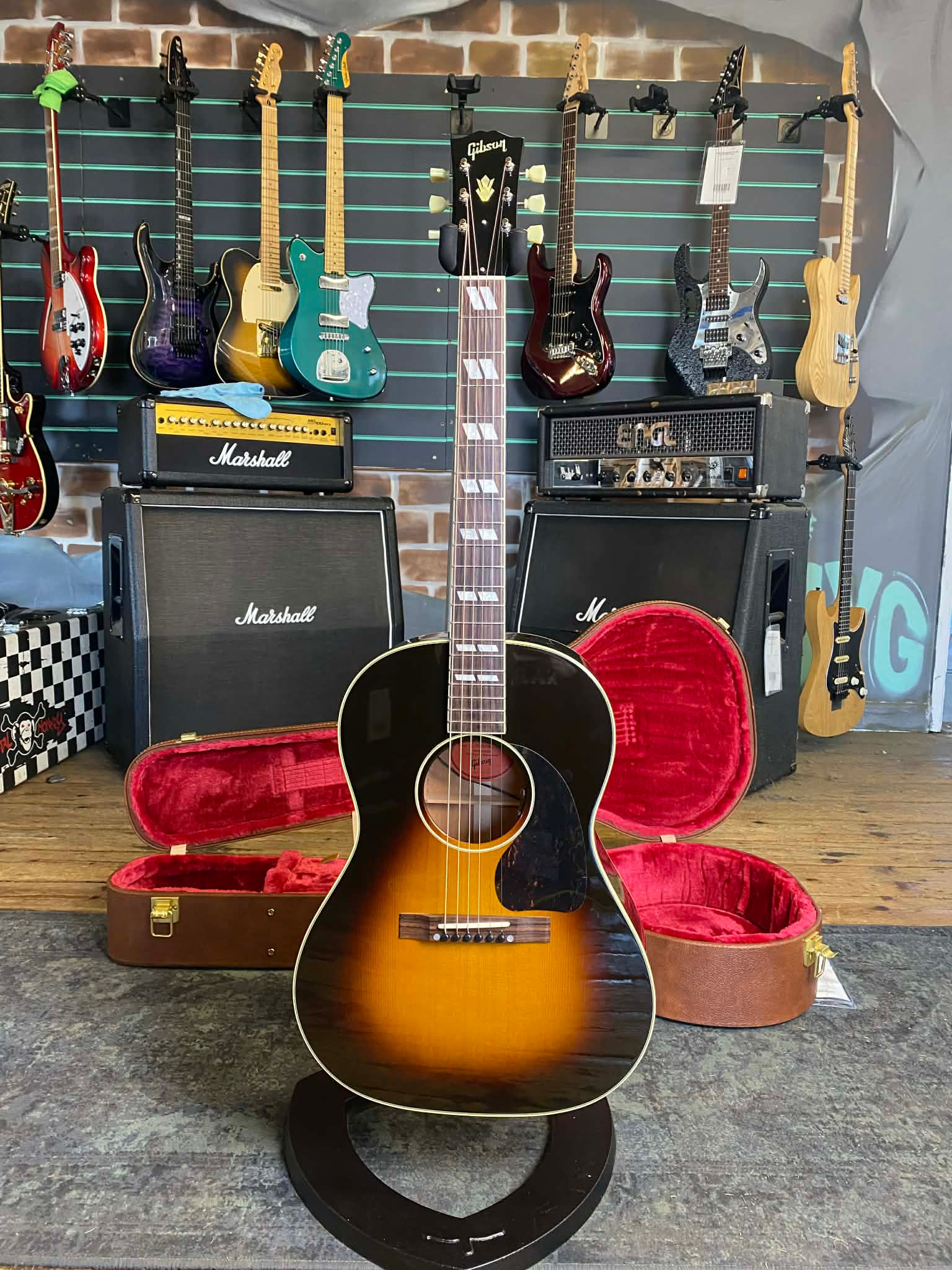 Gibson Nathaniel Rateliff LG-2 Western Sunburst 2025 Electro Acoustic Guitar
