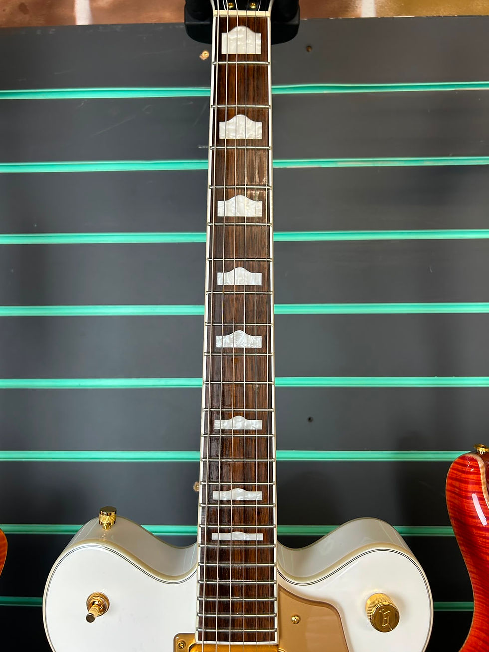 Thumbnail: Gretsch G5422TG Electromatic DC Snowcrest White 2022 Semi-Hollow Guitar