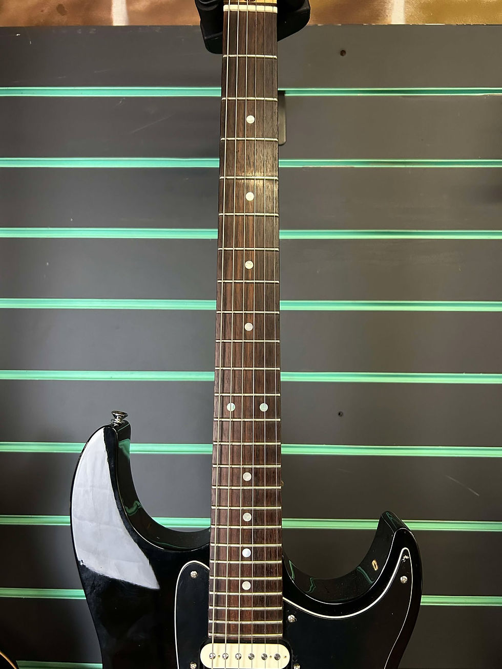 Thumbnail: Fret King Super-Matic Gloss Black Electric Guitar