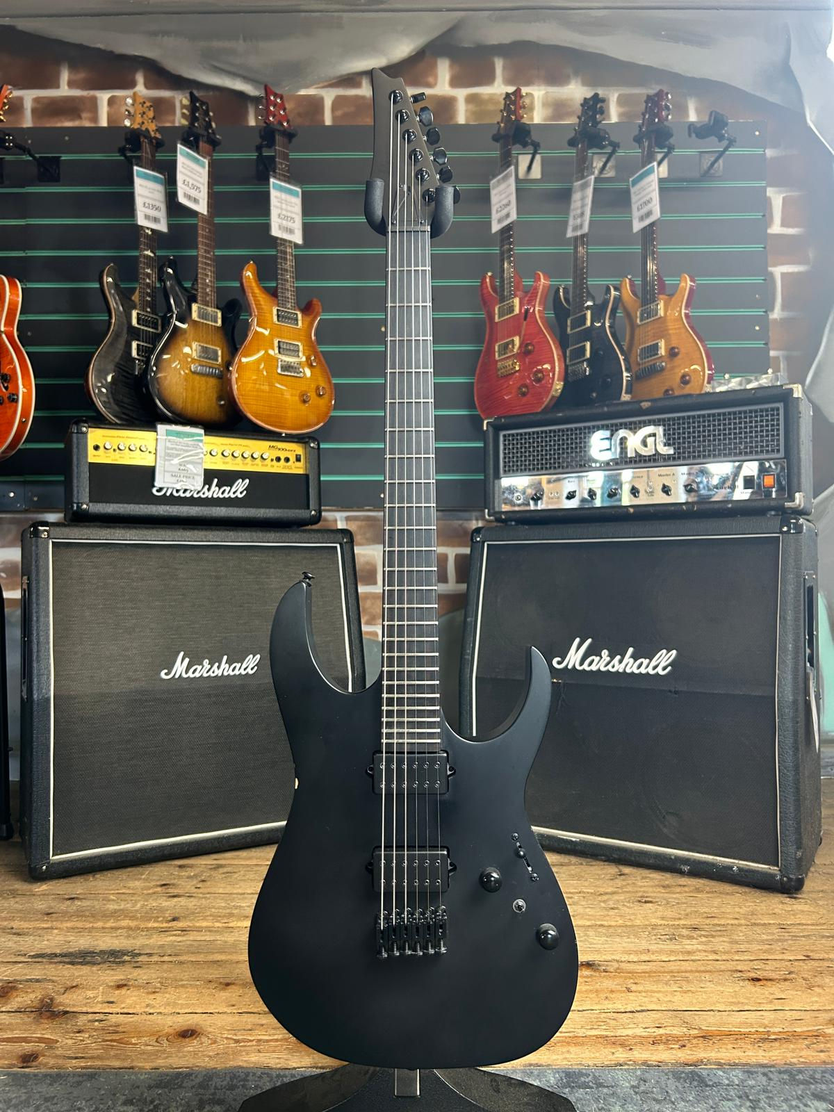 Ibanez RGRTB621 Iron Label Black Flat 2022 Electric Guitar