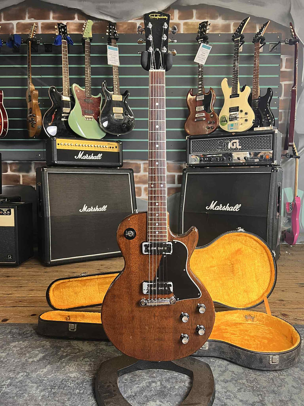 Shaftesbury LP Special Walnut c.1970s Vintage Electric Guitar
