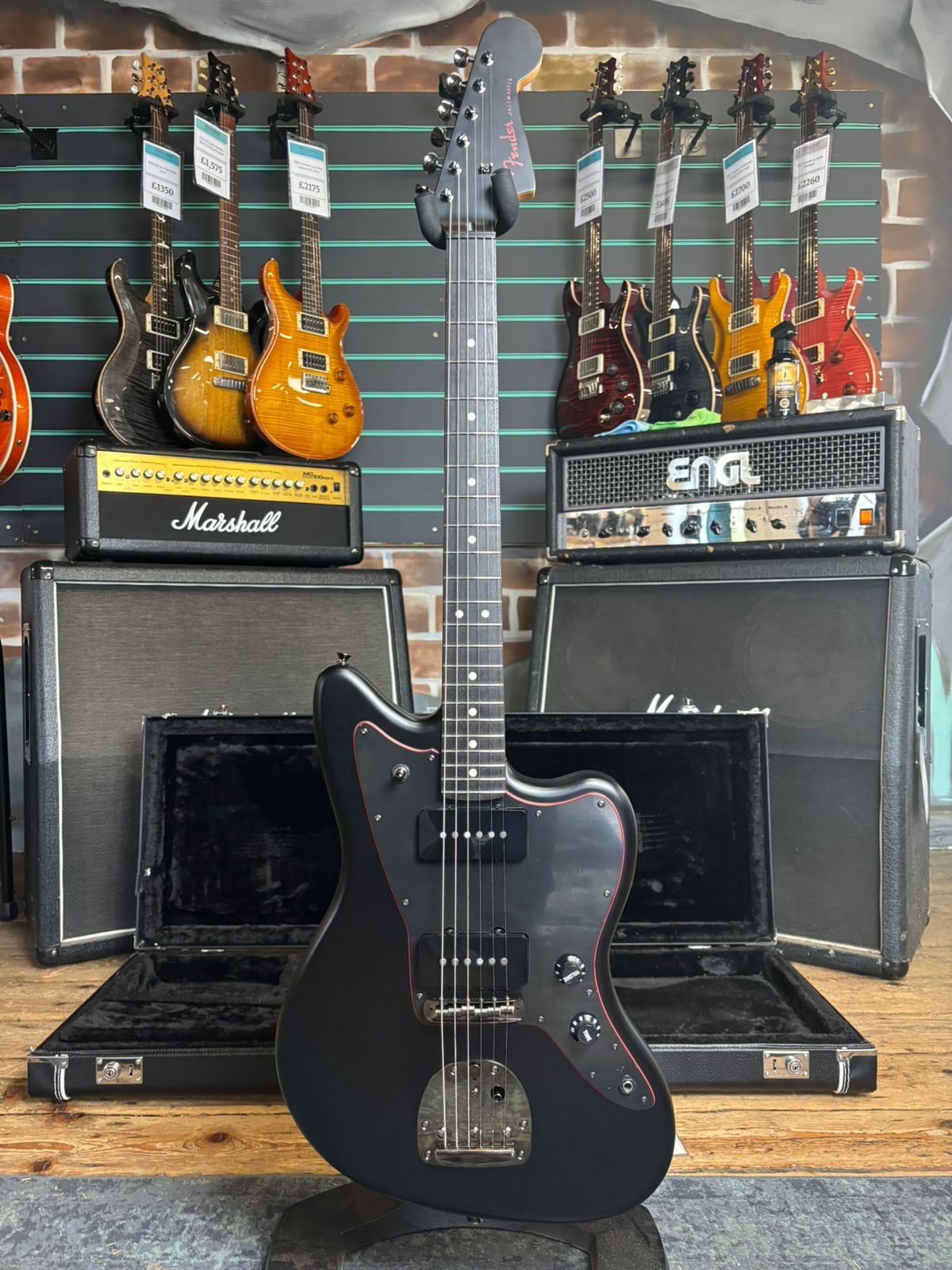 Fender Limited Edition Hybrid II Jazzmaster MIJ Noir 2023 Guitar