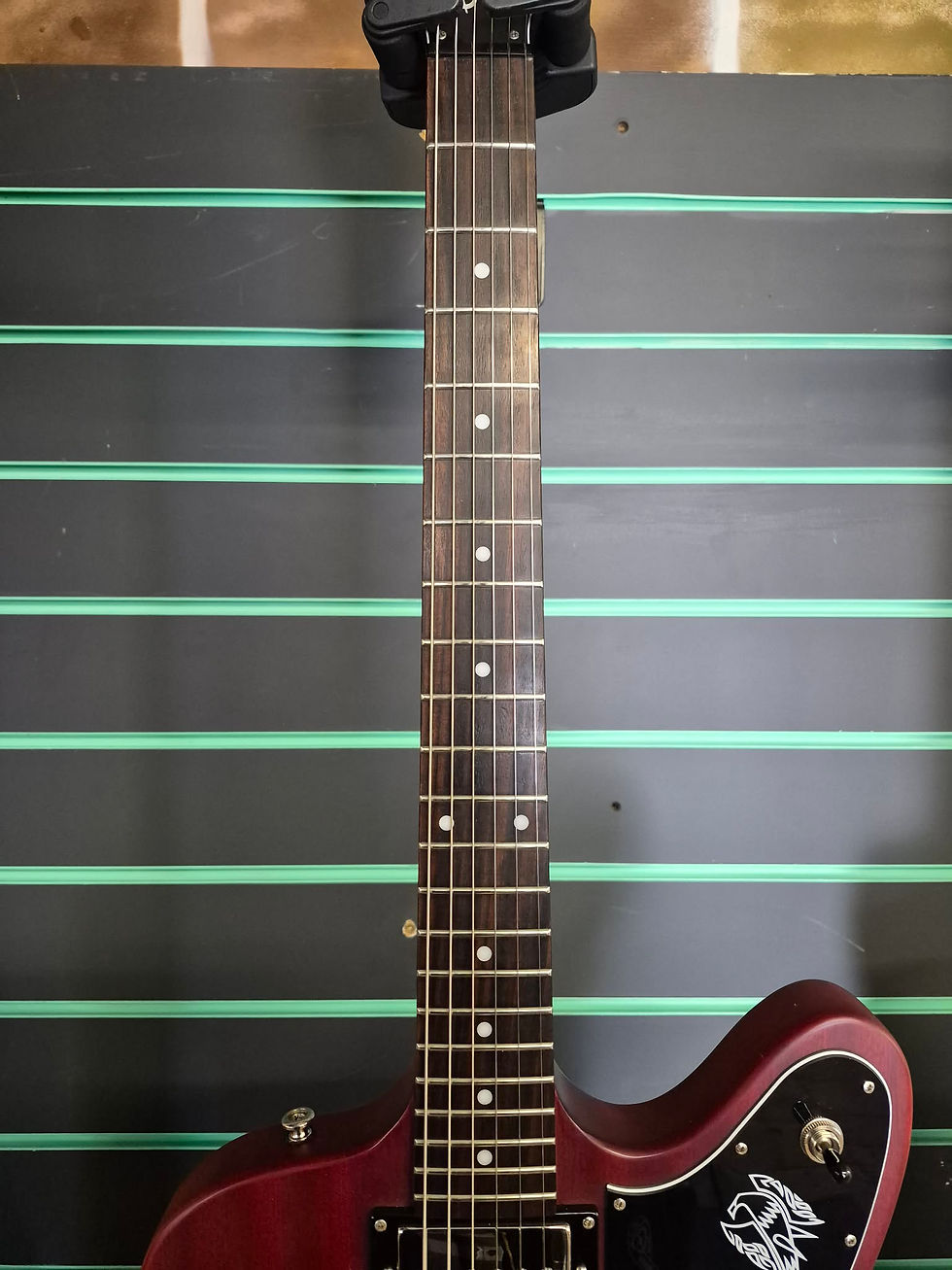 Thumbnail: Epiphone Ltd Edition Firebird Studio Worn Cherry 2006 Electric Guitar