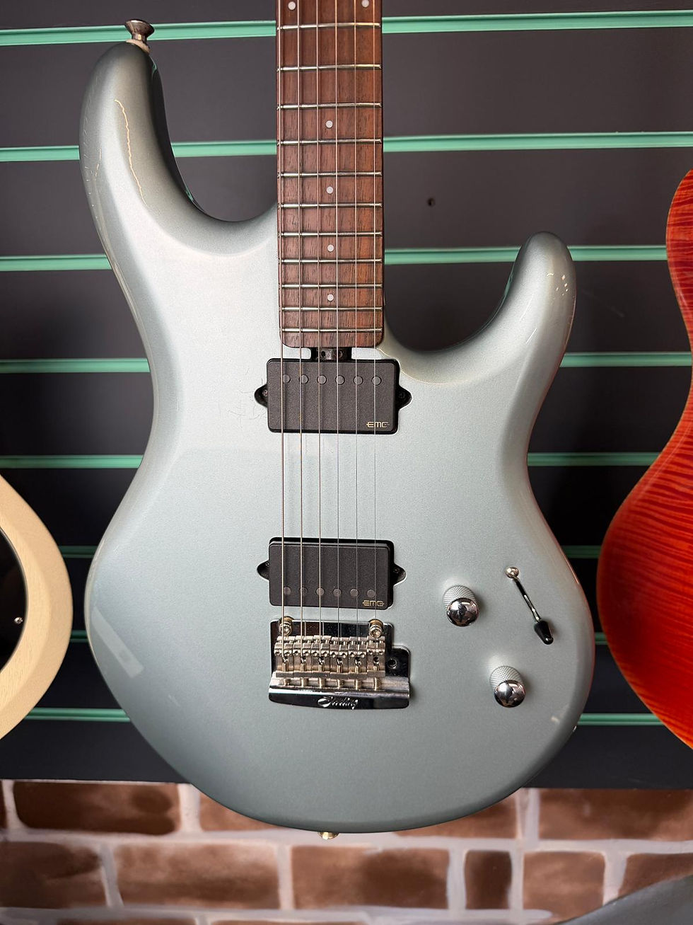 Thumbnail: Sterling by Music Man LK100D Luke Blue Electric Guitar w/ Upgraded PU's
