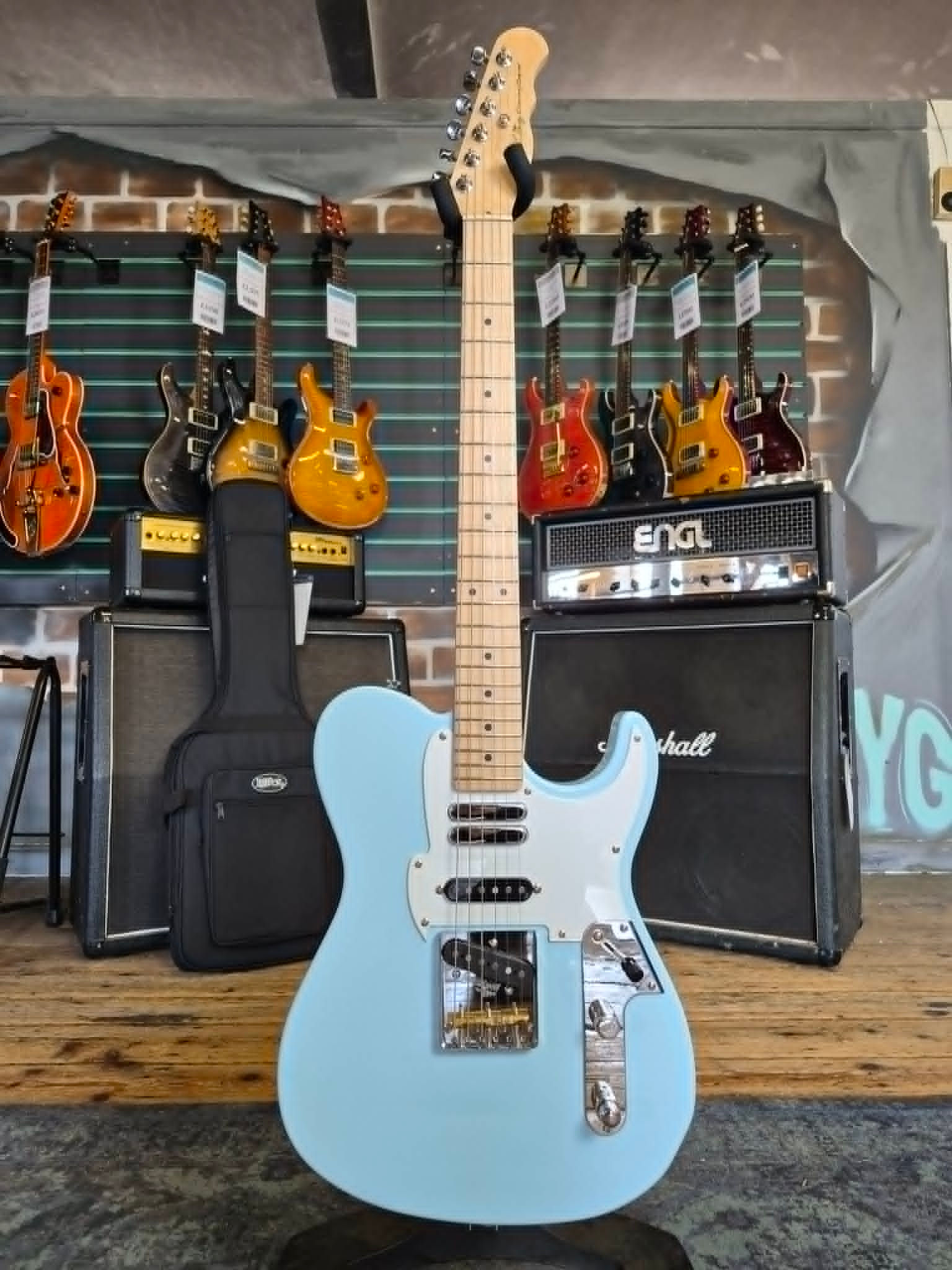 Fret-King Country Squire Music Row Laguna Blue 2023 Electric Guitar