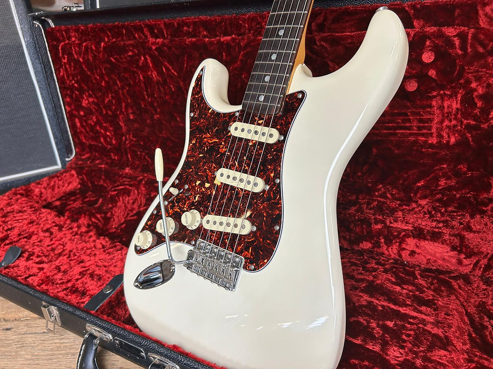 Thumbnail: Fender American Original '60s Stratocaster Left Handed Olympic White 2021 Guitar