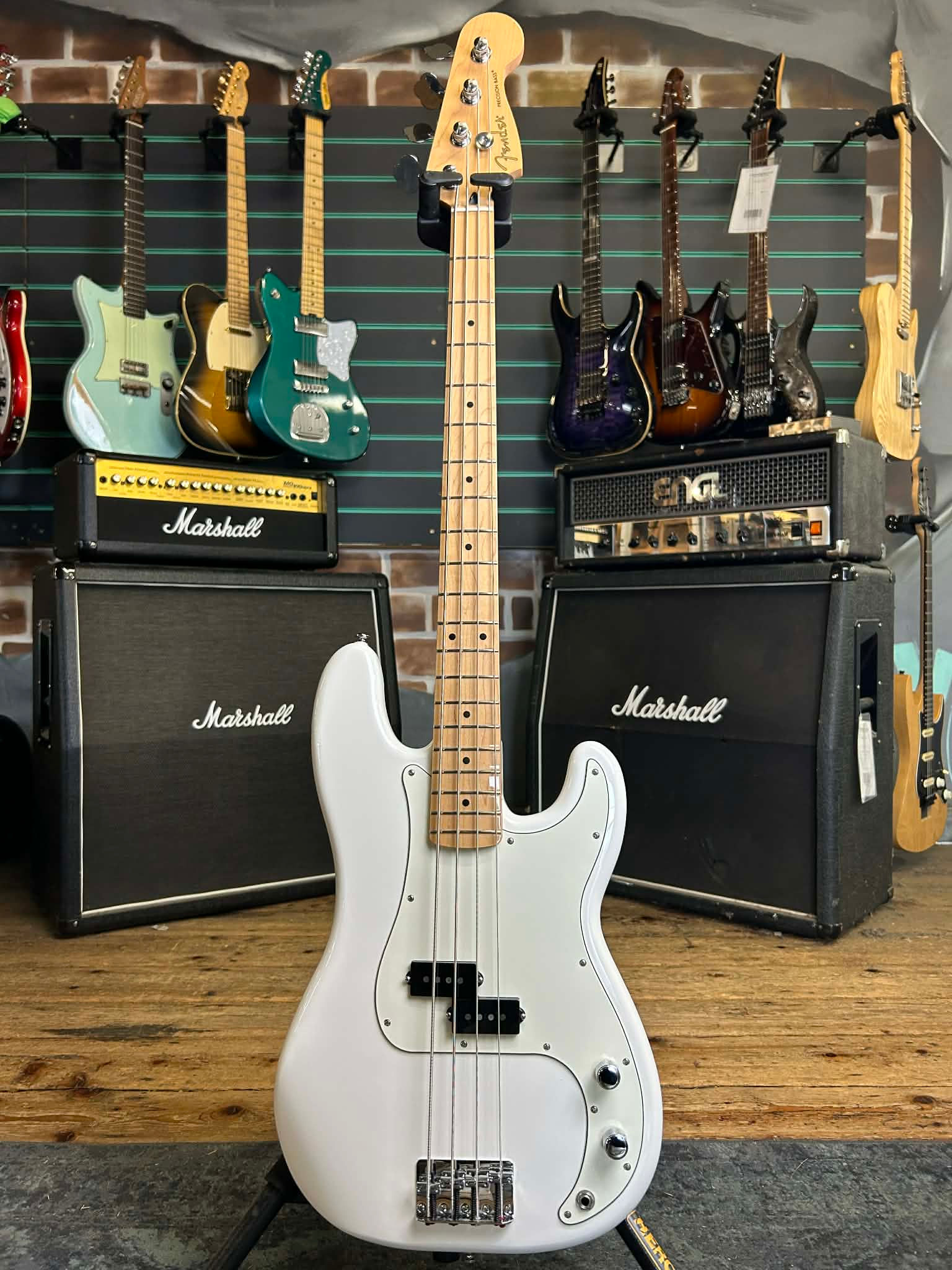Fender Player Precision Bass Polar White 2022 Electric Bass