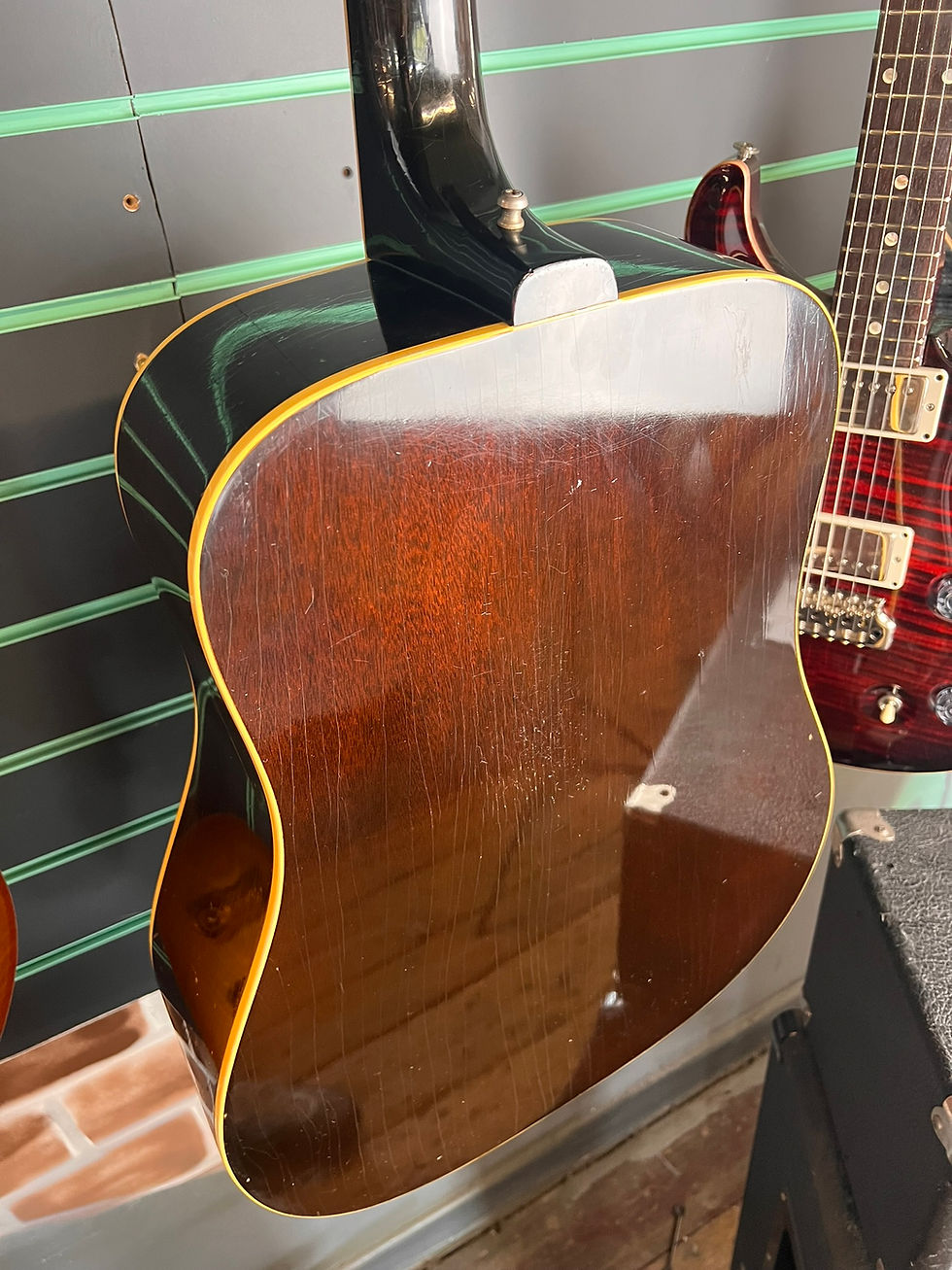 Thumbnail: Gibson J-160E Cherry Sunburst c.1972 Norlin Era Vintage Electro-Acoustic Guitar