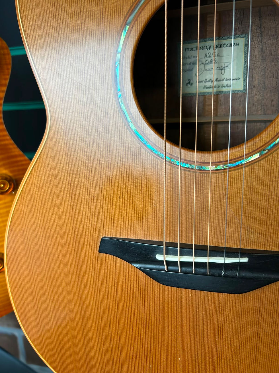 Thumbnail: McIlroy A25c Natural Semi-Gloss 2009 Acoustic Guitar