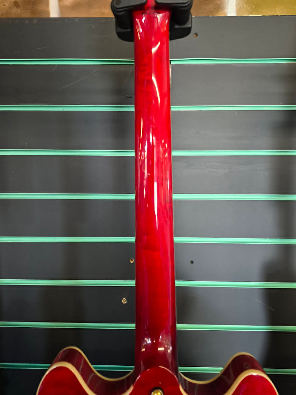 Thumbnail: Peavey JF1EX Transparent Red Semi-Hollow Electric Guitar