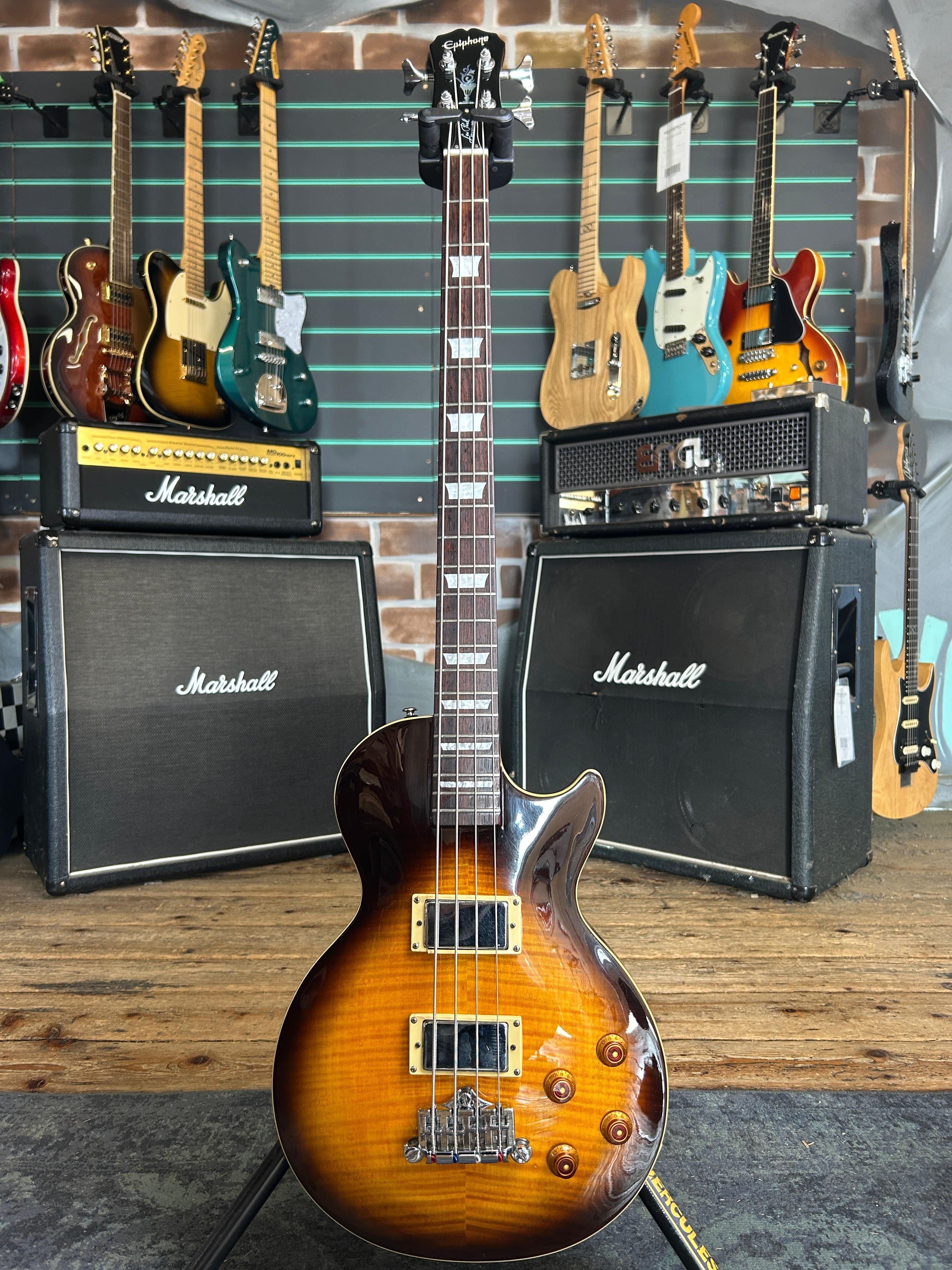 Epiphone Les Paul Standard Bass Tobacco Sunburst 2003 Electric Bass