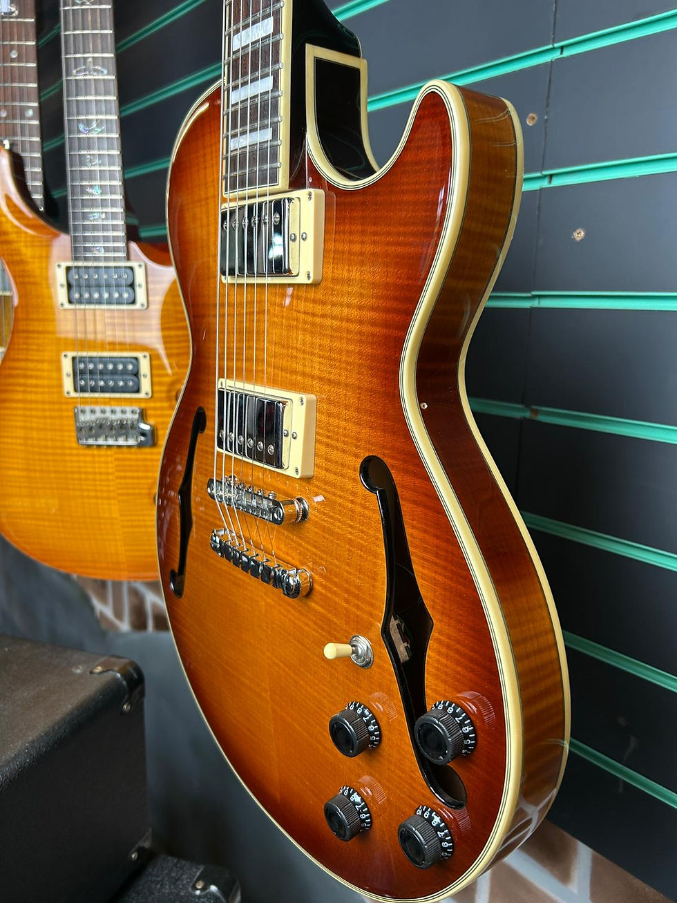 Thumbnail: Ibanez AGS73FM Violin Sunburst 2018 Semi-Hollow Electric Guitar