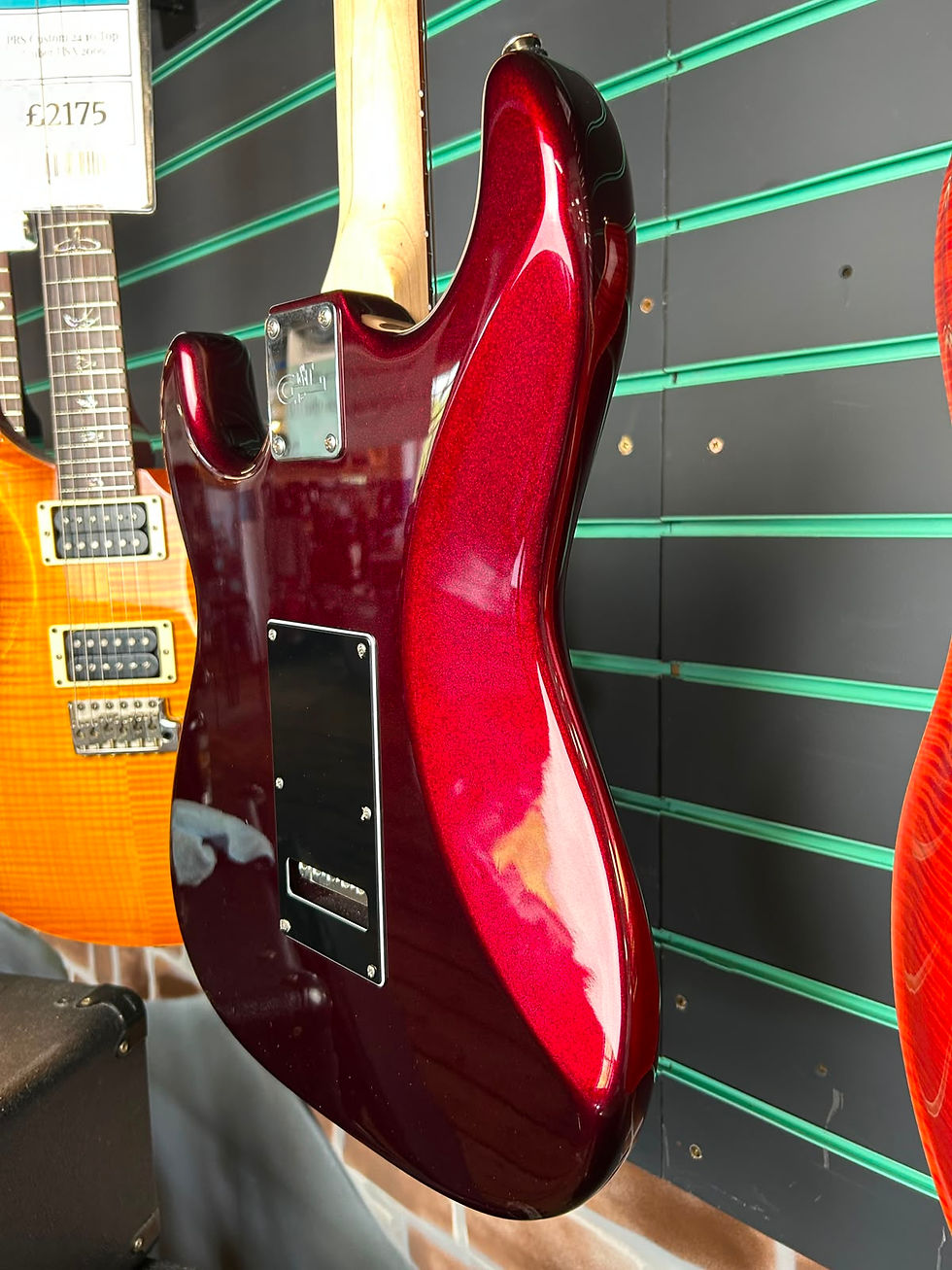 Thumbnail: G&L Fullerton Standard Legacy 2018 Ruby Red Metallic Electric Guitar