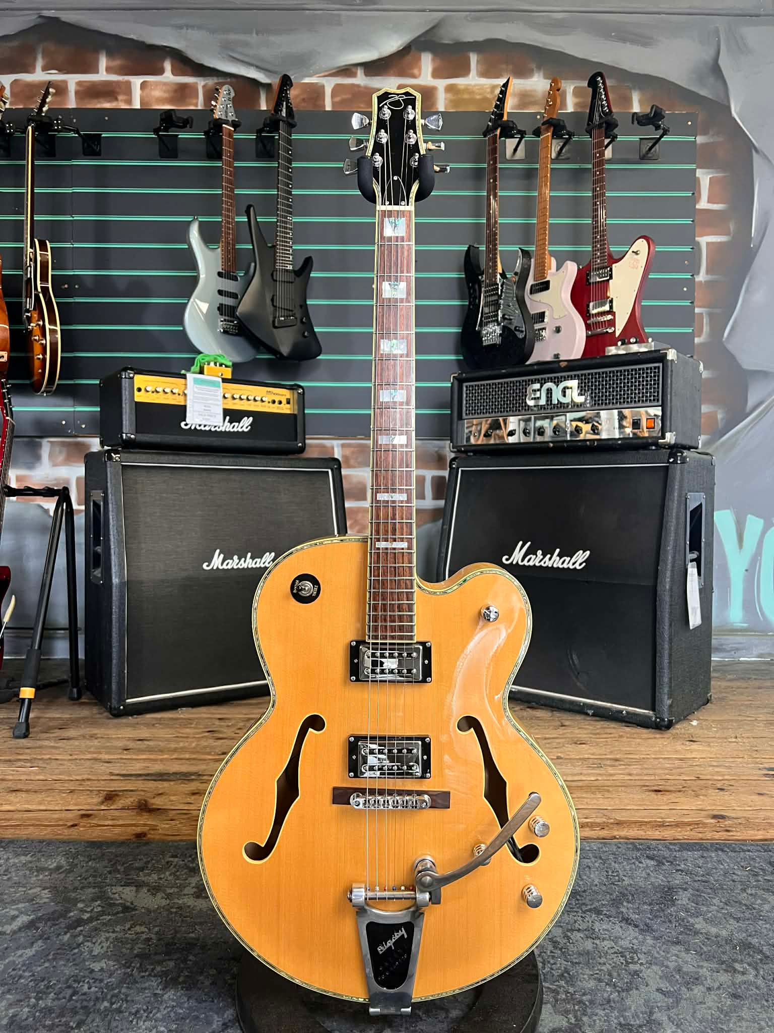 Peavey Rockingham Natural Gloss c.2002 Hollow Body Electric Guitar