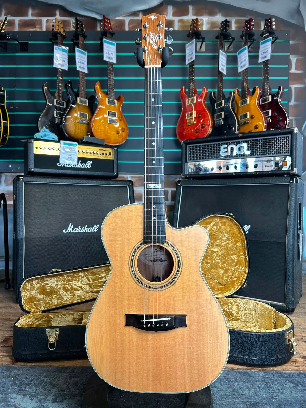 Maton EBG808TEC Tommy Emmanuel Natural Satin 2024 Electro Acoustic Guitar