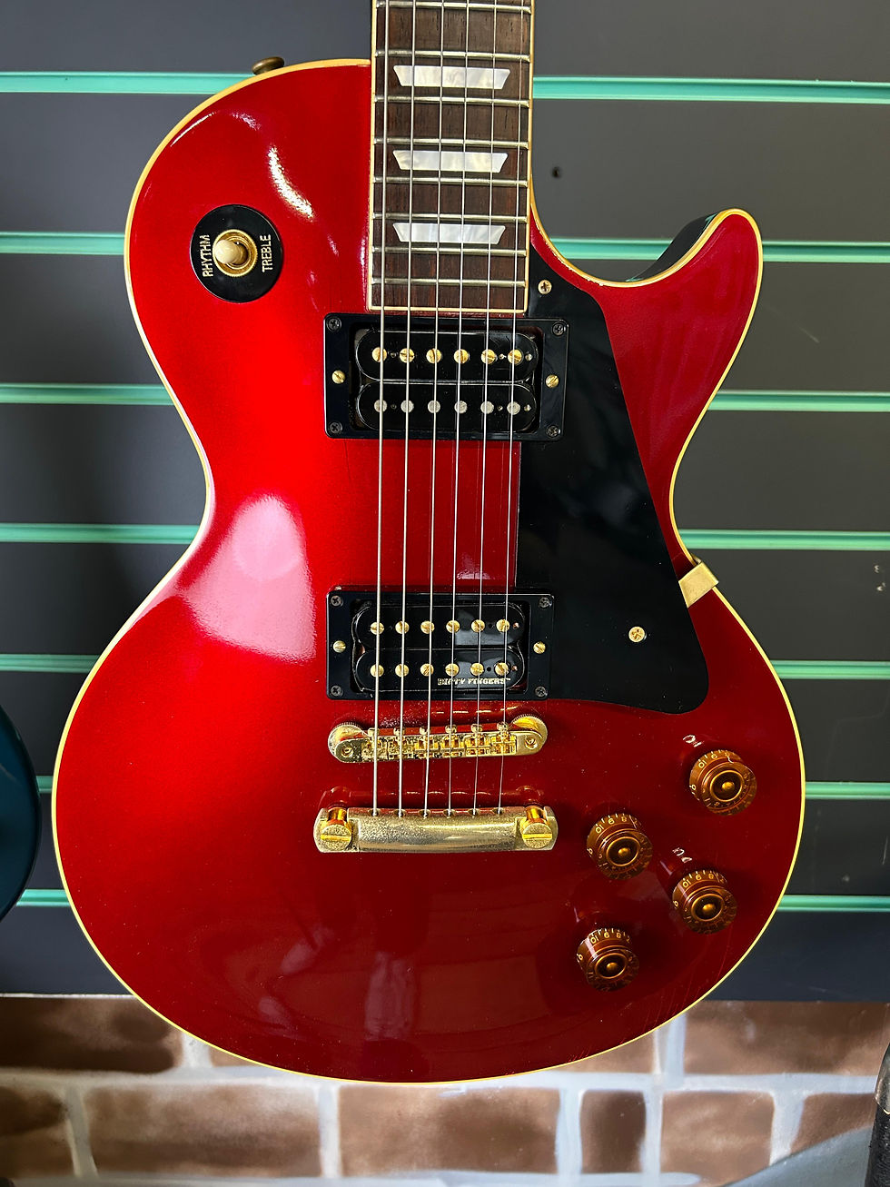 Thumbnail: Gibson Custom Shop Les Paul Standard Candy Apple Red 2008 Electric Guitar